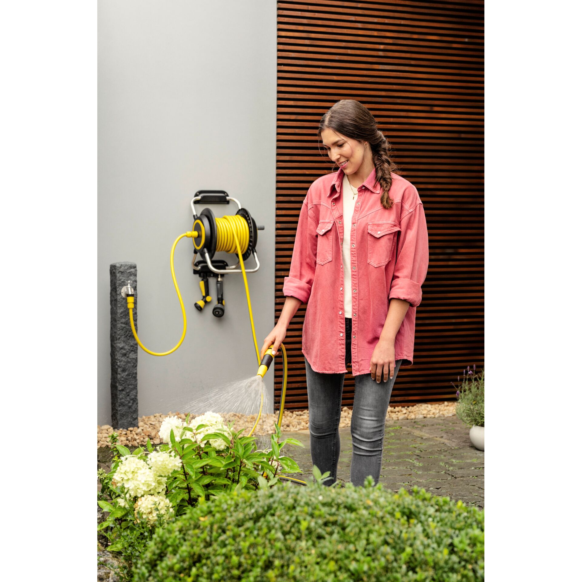 Kaercher Schlauchtraeger HR 4 30 Set Gartenbewaesserung