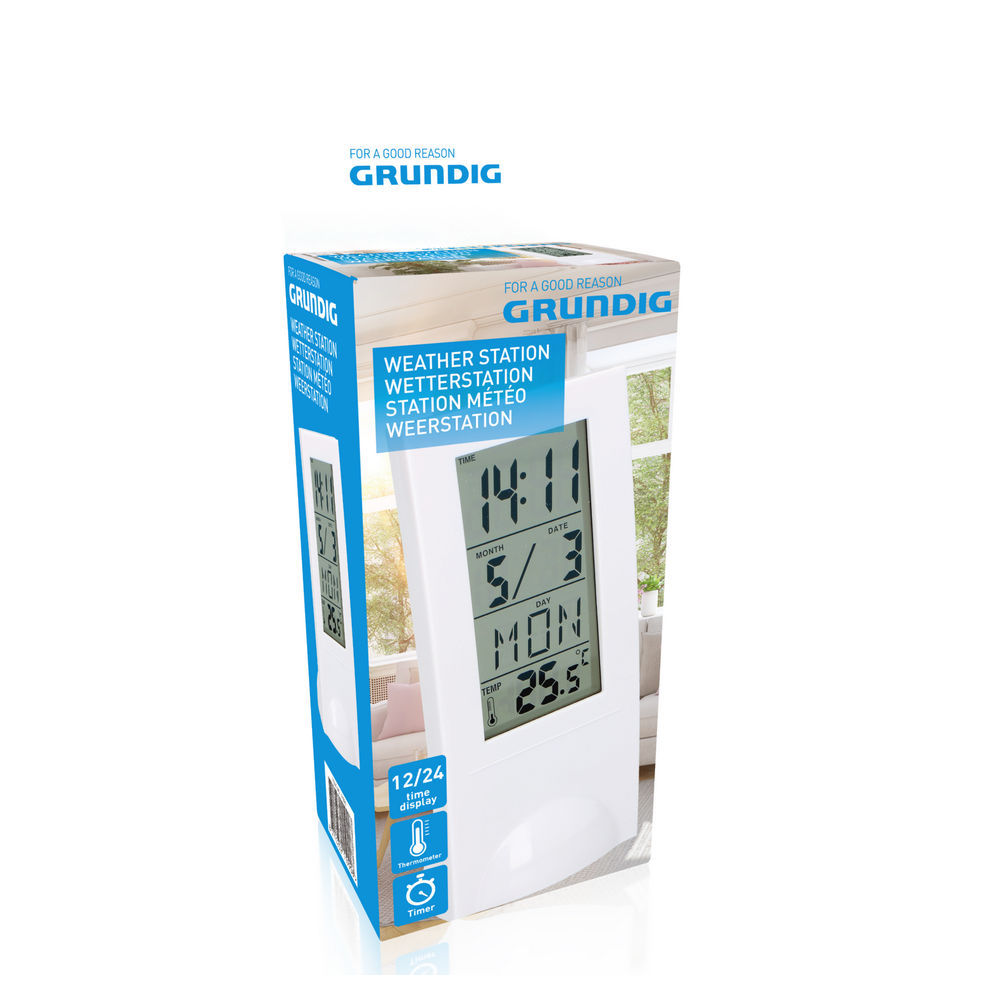 Grundig Wetterstation  weiss Wetterstationen