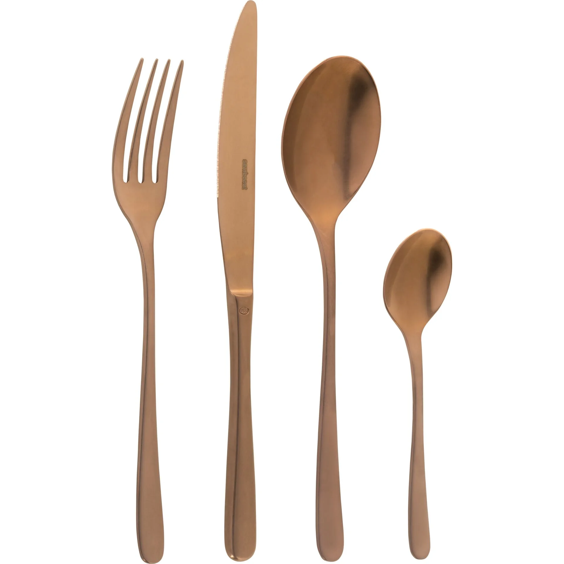 Sambonet Taste PVD Servizio 24pz Rame Antico Monoblocco Besteck & Aufbewahrung