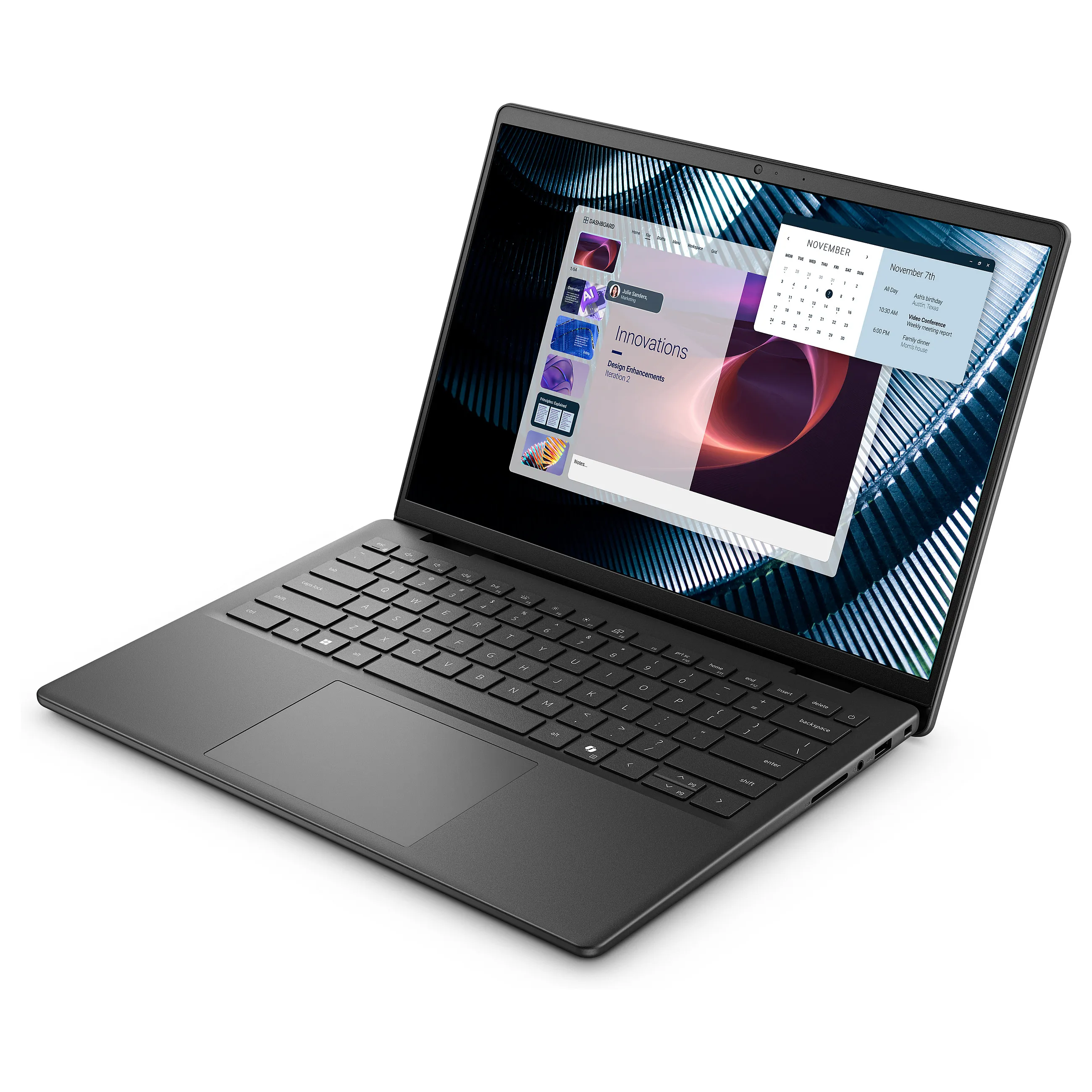 DELL Pro 14 Essential PV14250 Intel Core 7 150U Laptop 35 6 cm  14   Full HD  16 GB DDR5 SDRAM 1 TB SSD Wi Fi 6  802 11ax  Windows 11 Pro Deutsch Schwarz Notebooks & E-Book Reader