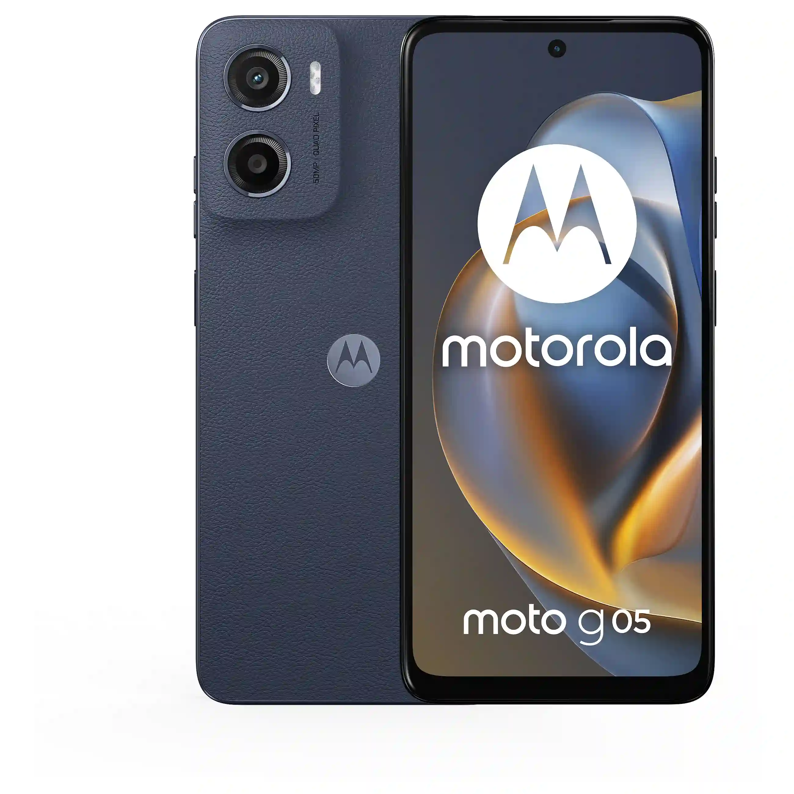 Motorola moto g05 16 9 cm  6 67   Dual SIM Android 15 4G USB Typ C 4 GB 128 GB 5200 mAh Blau Smartphones