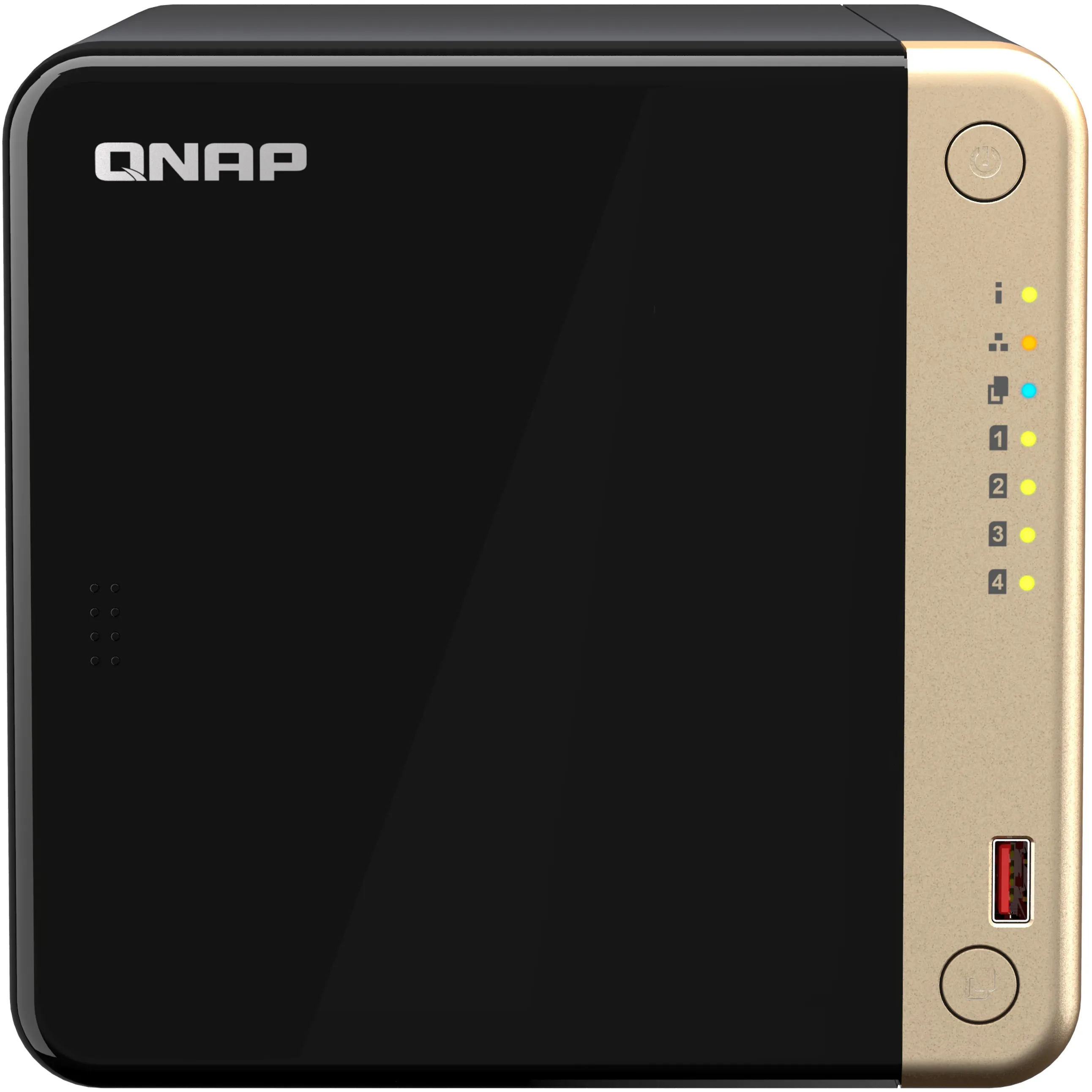 QNAP TS 464 NAS Tower Intel  Celeron  N5095 8 GB DDR4 0 TB QNAP QTS Schwarz Netzwerk