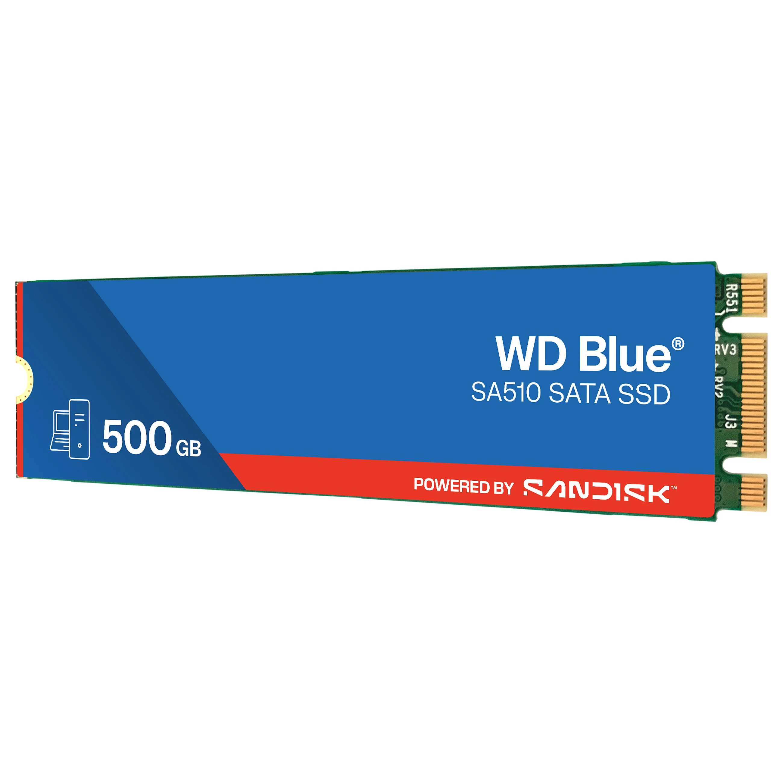 Western Digital M 2 500GB WD Blue SA510 Speichermedien