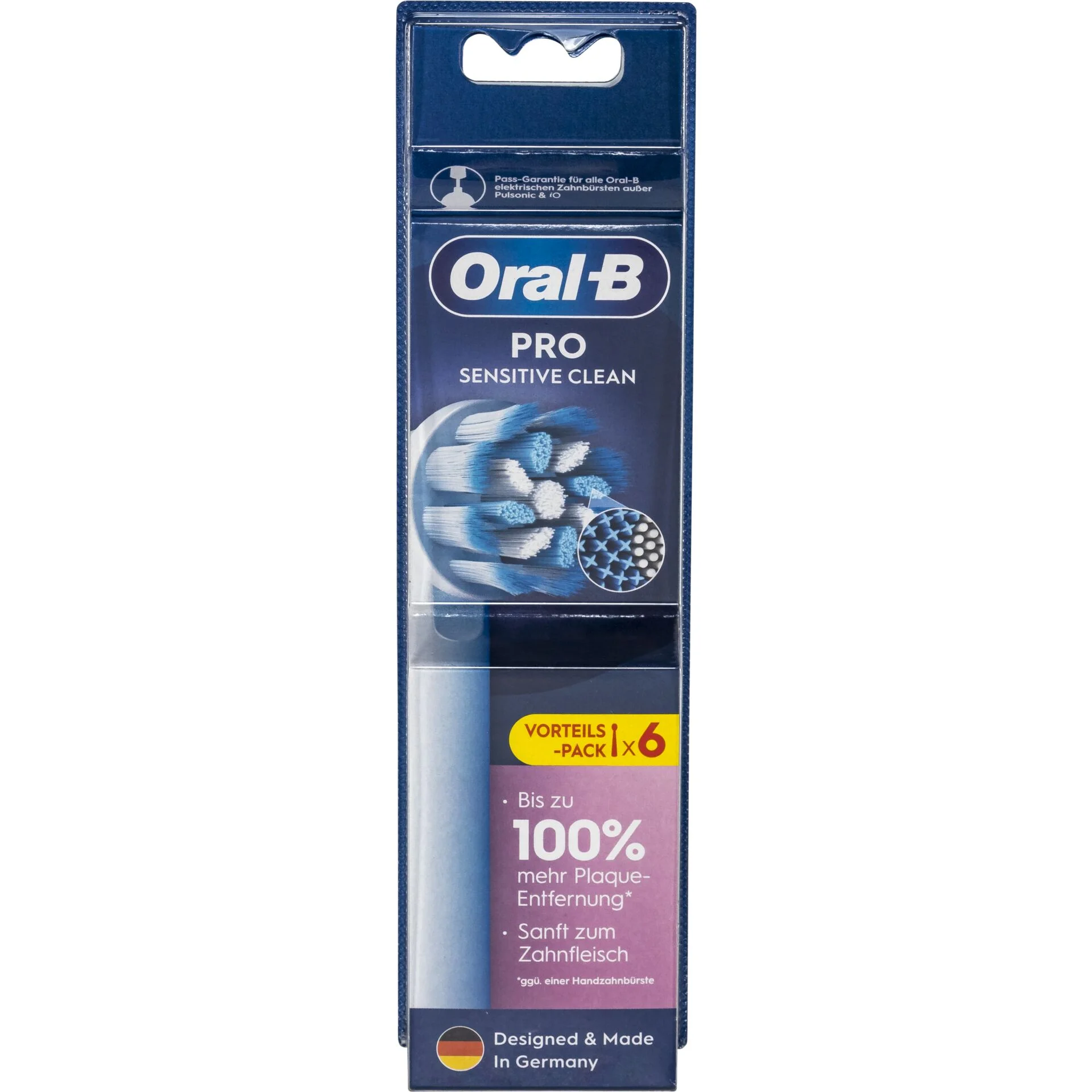 Oral B Aufsteckbuersten Pro Sensitive Clean 6er Zahnpflege