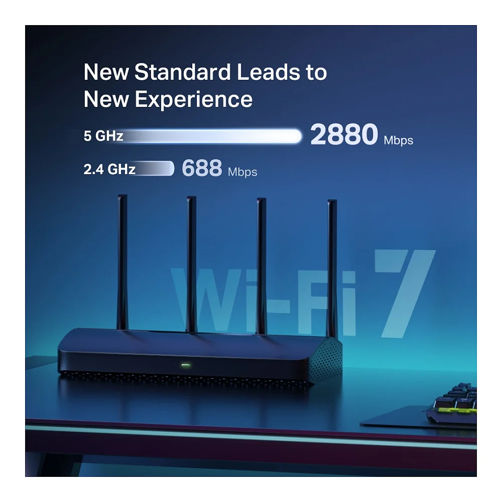 TP Link Mercusys MR27BE BE3600 Dual Band Wi Fi 7 Router