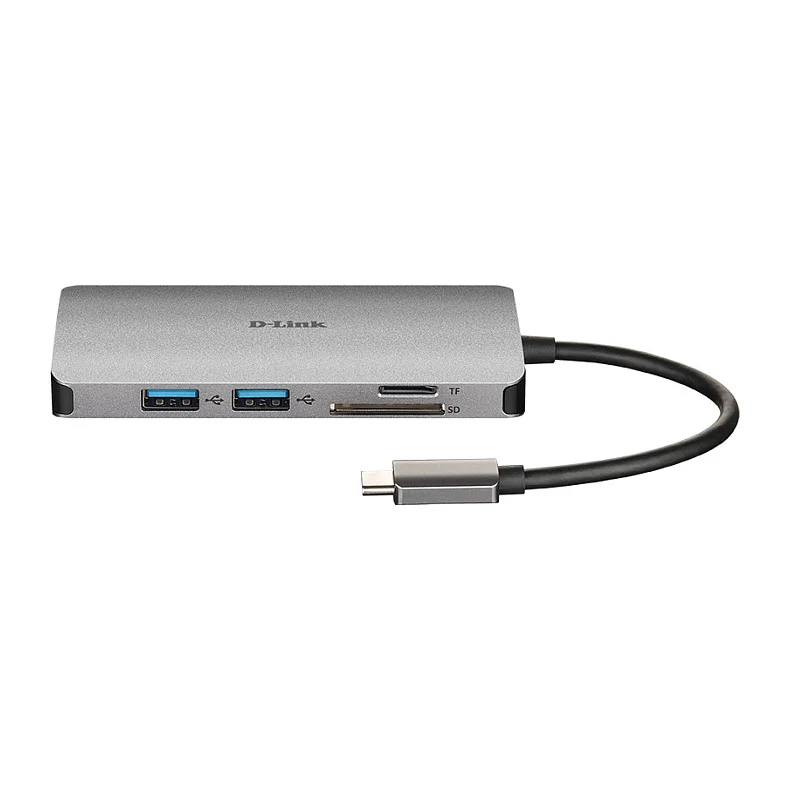 D Link DUB M810 laptop dockingstation   portreplikator Kabelgebunden USB 3 2 Gen 1  3 1 Gen 1  Type C Aluminium Netzwerk