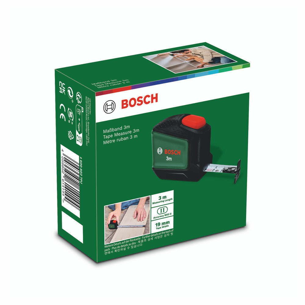 Bosch Massband  3 Meter Bohrer & Schrauber