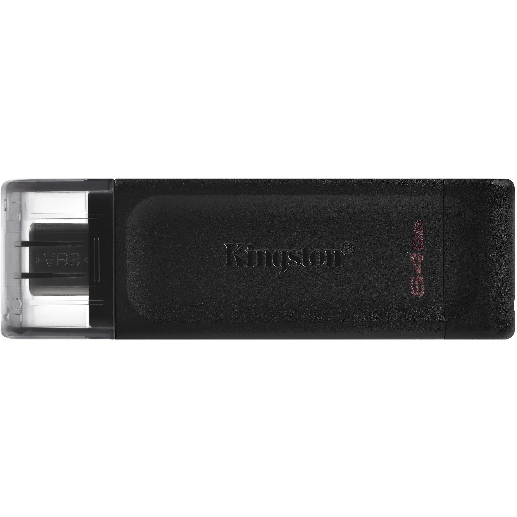 Kingston STICK 64GB USB C 3 2 DataTraveler 70 Black Speichermedien