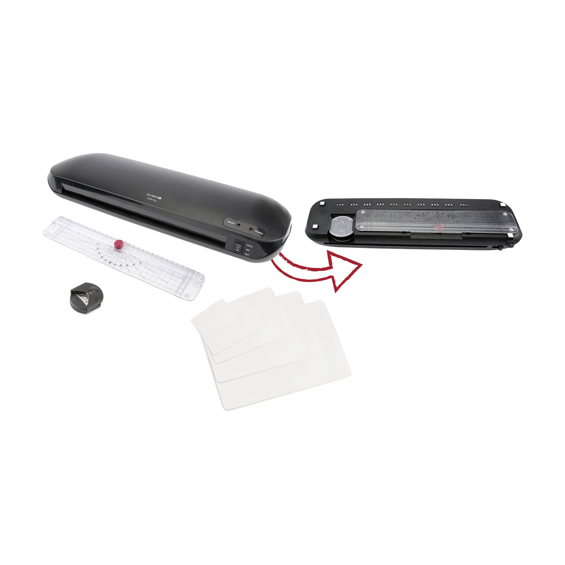 Olympia din a3 4in1 a330 plus laminierset PC-Software & Zusatzgeraete