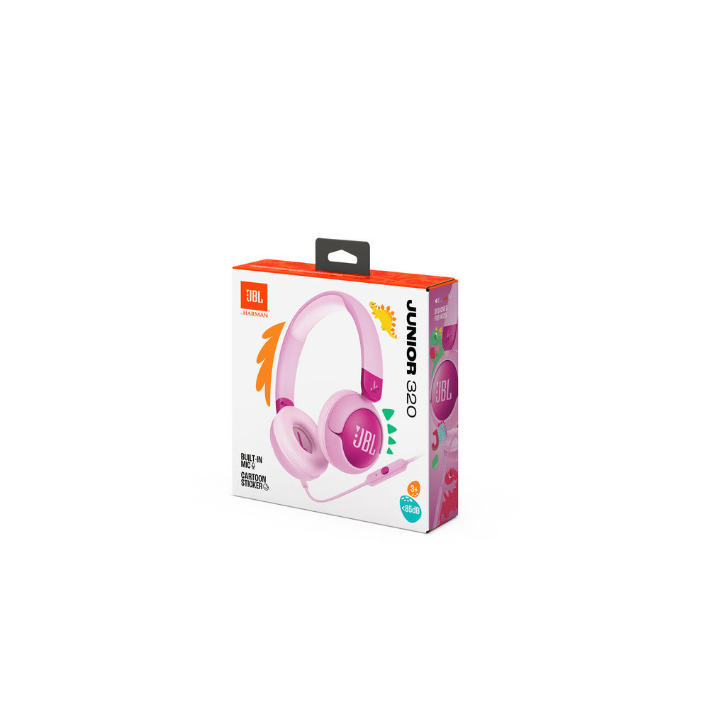 JBL On Ear Kopfhoerer fuer Kinder JR320 kabelgebunden Lila
