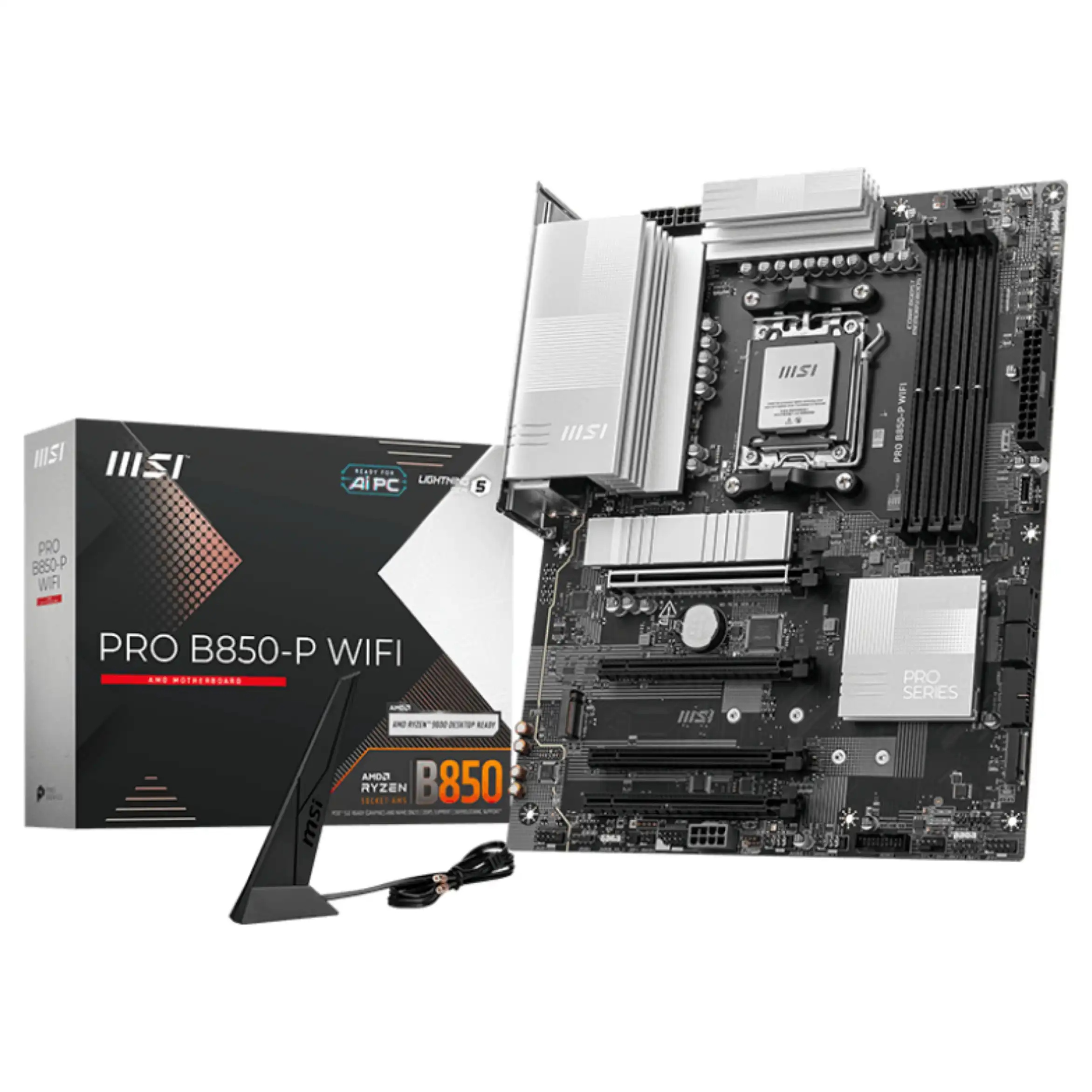 MSI PRO B850 P WIFI Motherboard AMD B850 Sockel AM5 ATX PC-Zubehoer