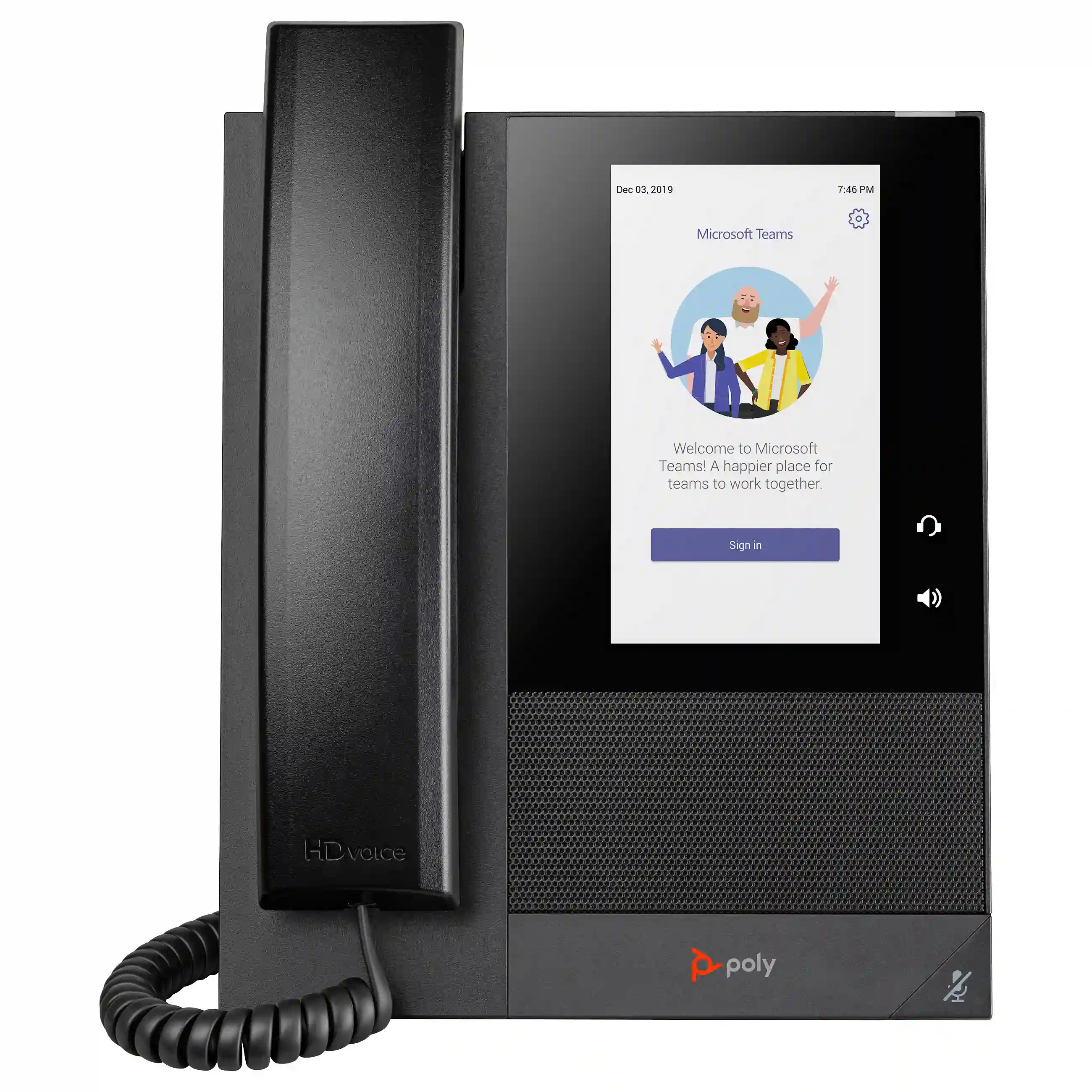 HP Poly CCX 400 Business Medientelefon fuer Microsoft Teams und PoE faehig Telefon
