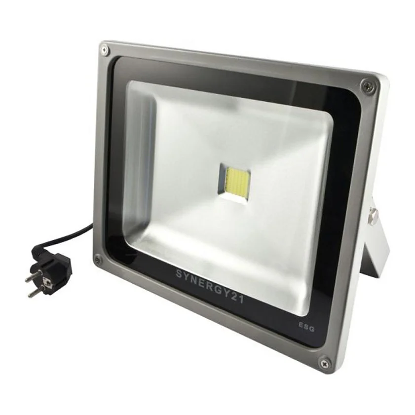 Synergy21 Synergy 21 LED Spot Outdoor Baustrahler 30W graues Gehaeuse   neutralweiss V2 Leuchtmittel & Lampen