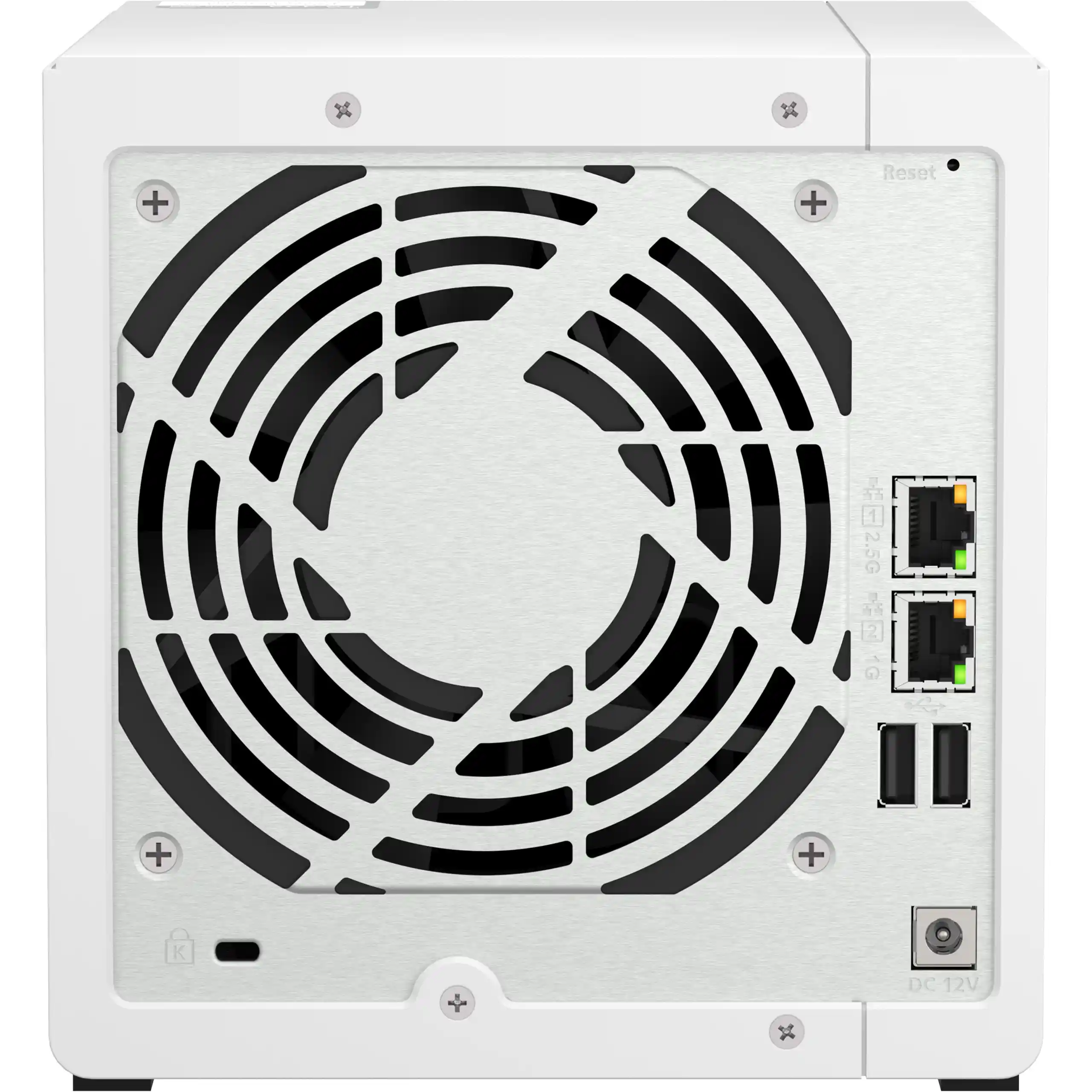 QNAP TS 433 NAS Tower ARM Cortex A55 4 GB 0 TB QNAP QTS Weiss Netzwerk