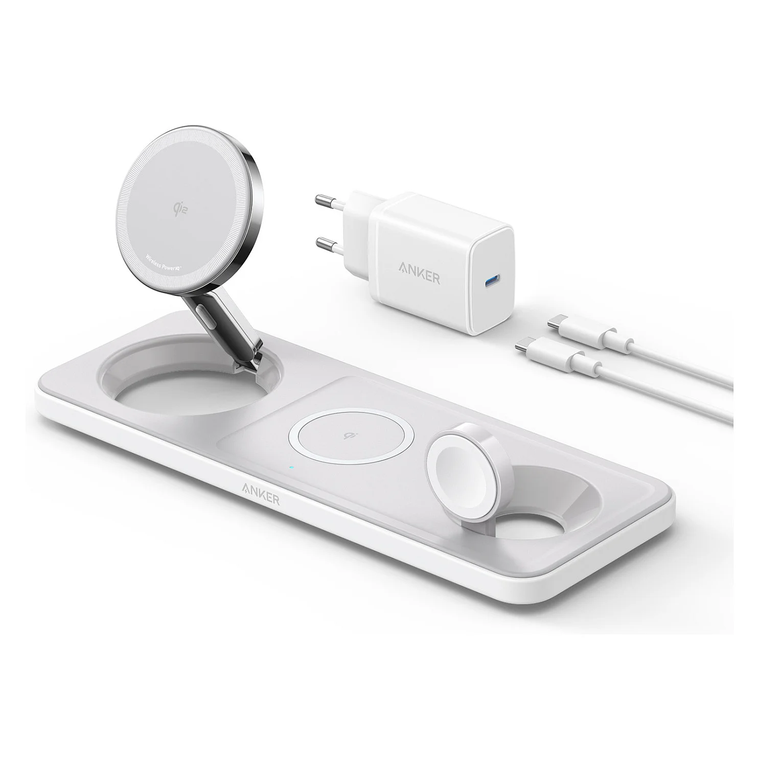 Anker MagGo Magnetic Charger 15W wireless PowerIQ Pad white Notebook & Tablet Zubehoer
