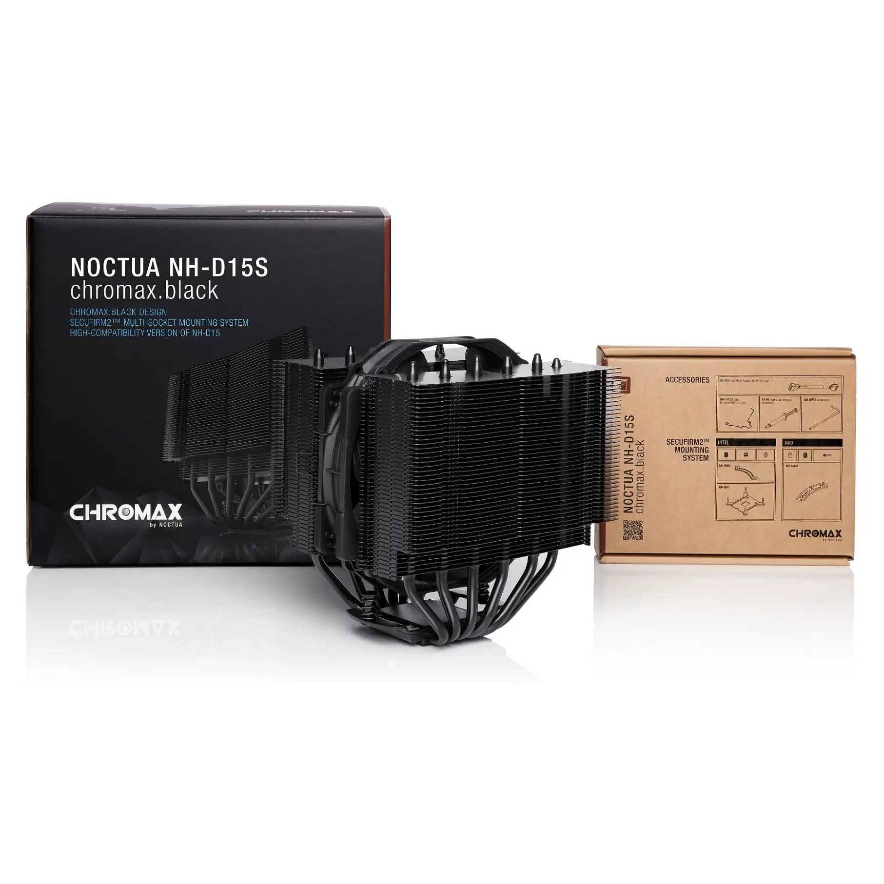 NOCTUA k multi  cpu kuehler nh d15s  1700  1200  11xx  2066  2011  am4  am5 170 w tdp PC-Zubehoer