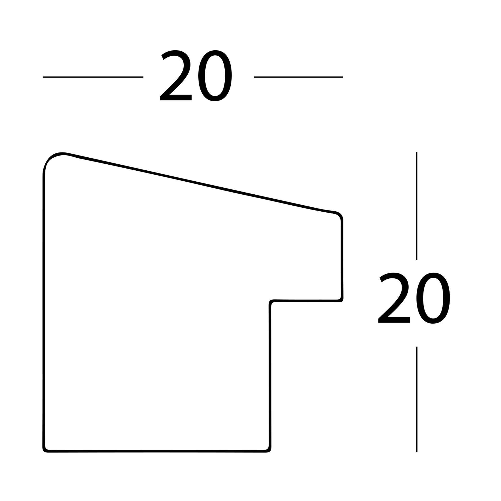 Walther Fiorito weiss 40x40 Holz inkl  Passepartout EF440W Bilderrahmen