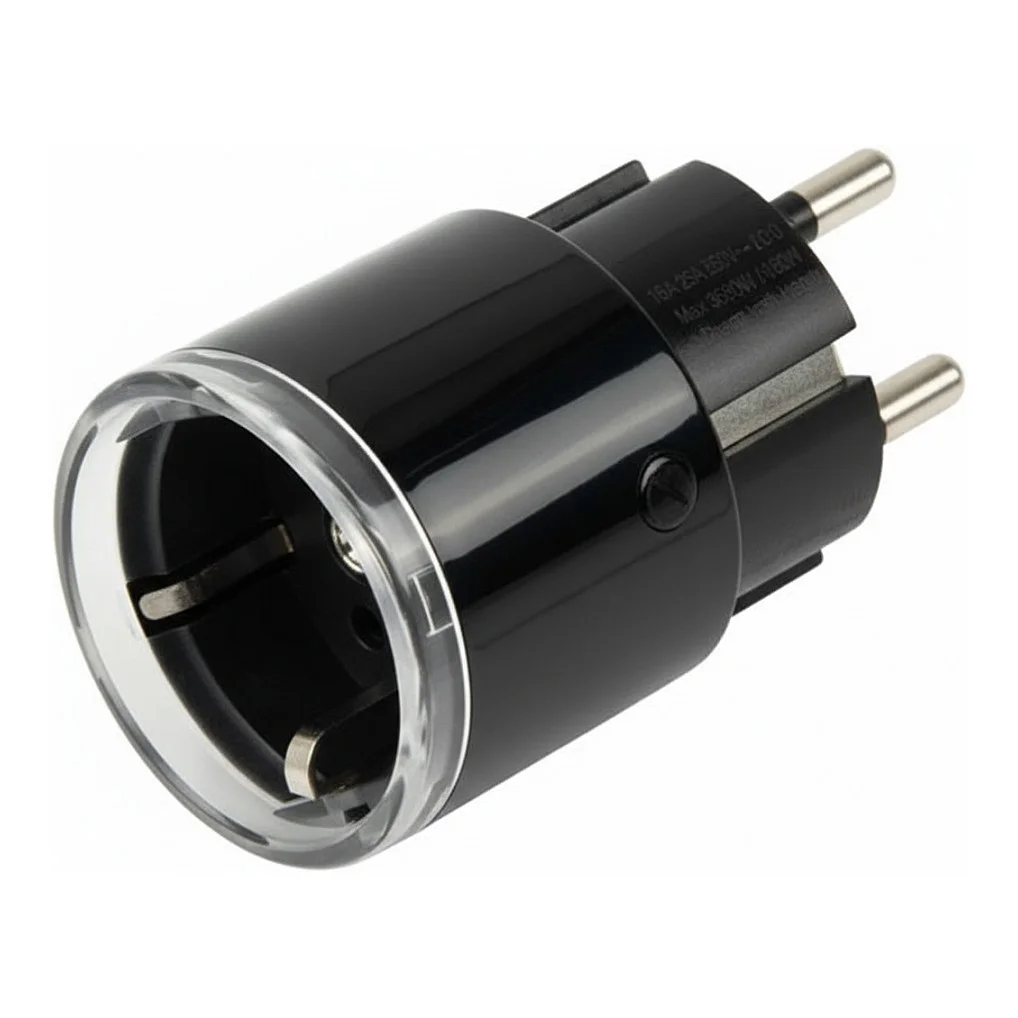Shelly Plug   Play Plug PM Gen3 Smart Stecker   Schwarz   WLAN   App Steuerung Steckdosen
