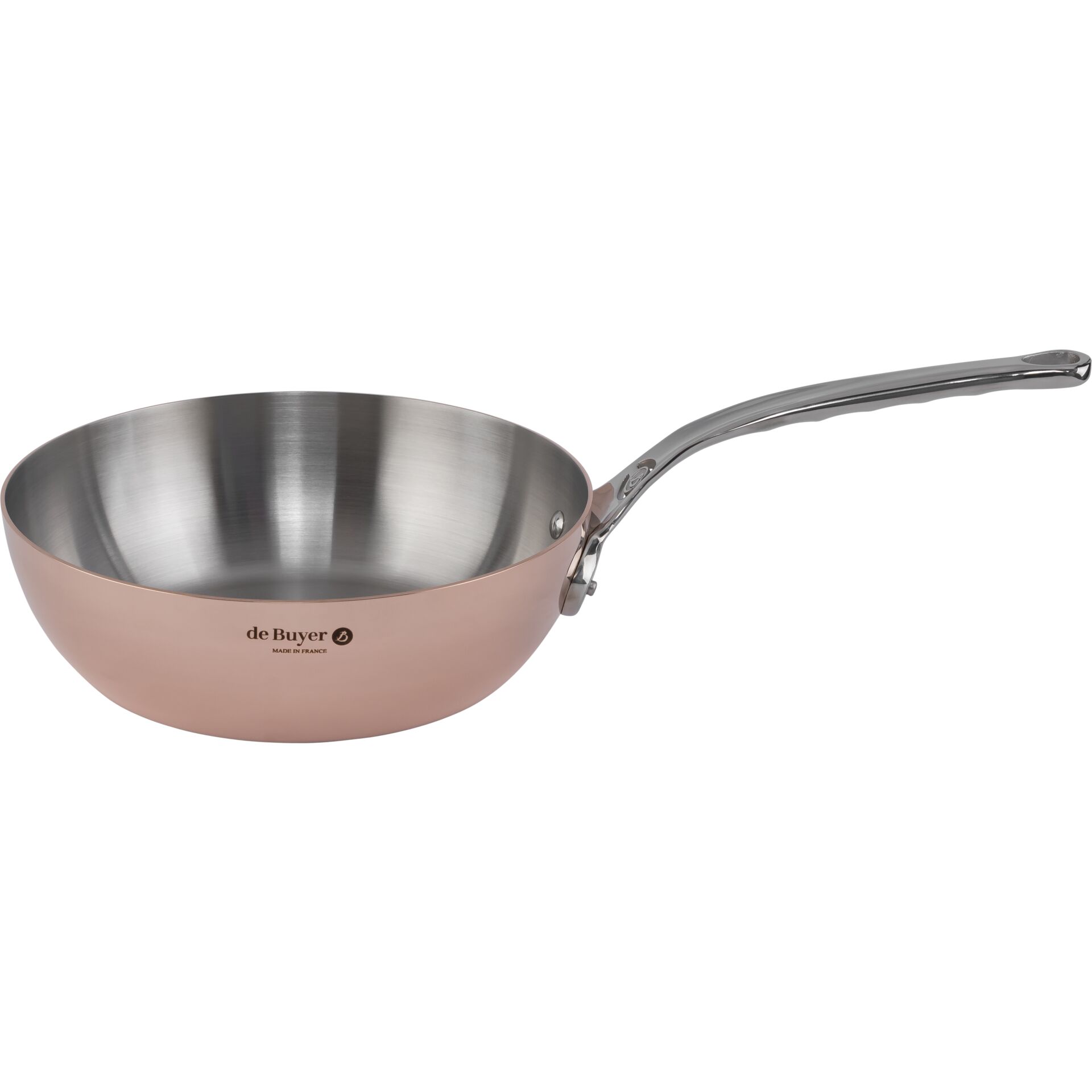 De Buyer Prima Matera Sauteuse Kupfer Edels  24cm konisch ind  Pfannen & Toepfe