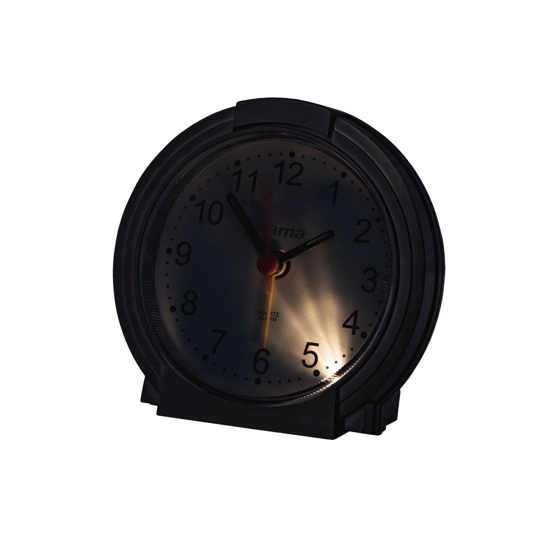 Hama Wecker Classic geraeuscharm schwarz weiss 186335 Uhren
