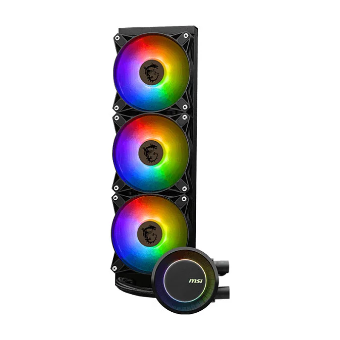 MSI MAG CORELIQUID E360 Computerkuehlsystem Hauptplatine  Prozessor Fluessigkeitskuehlung 12 cm Schwarz PC-Zubehoer