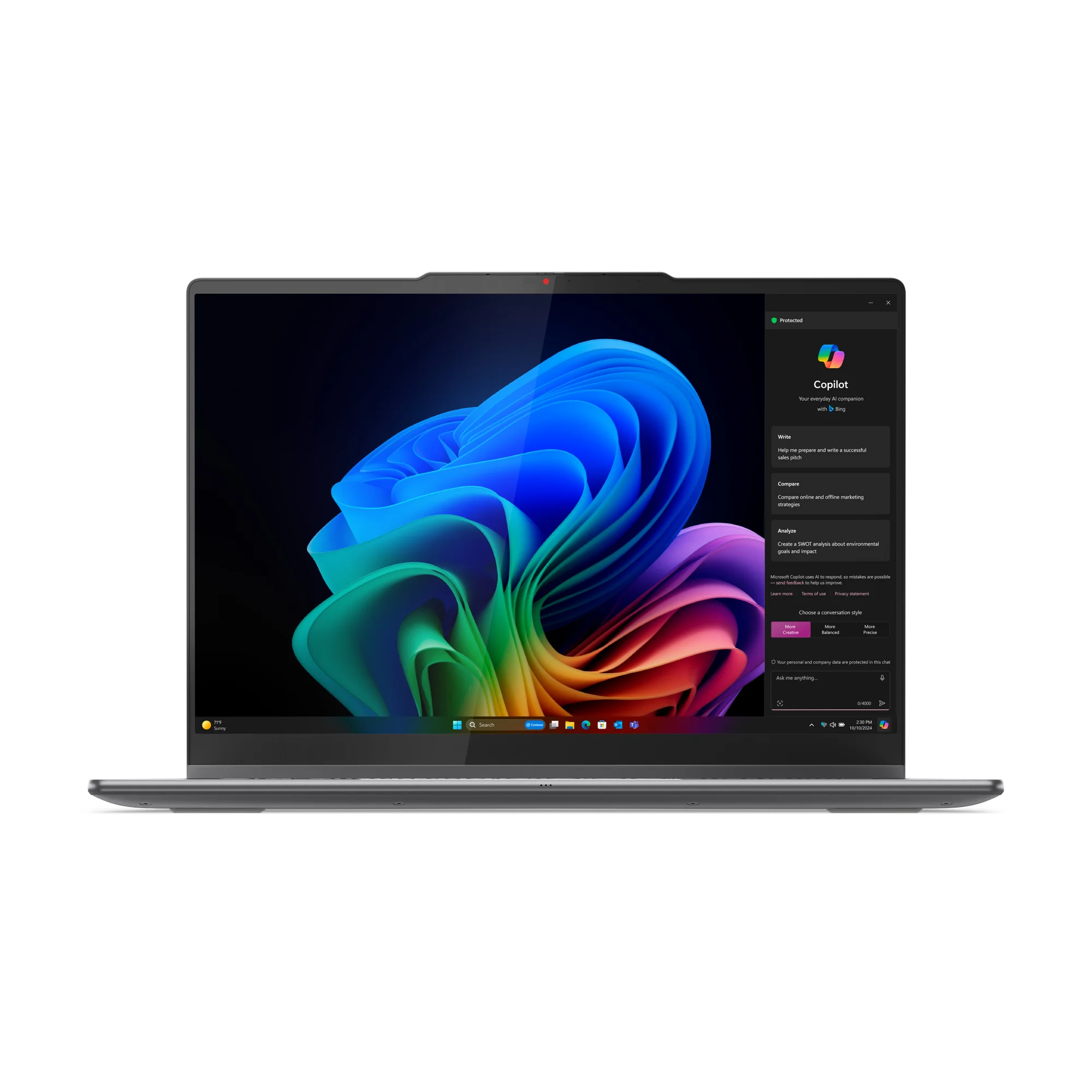 Lenovo Yoga 7 2 in 1 14ILL10 Copilot  PC Intel Core Ultra 7 258V Hybrid  2 in 1  35 6 cm  14   Touchscreen 2 8K 32 GB LPDDR5x SDRAM 1 TB SSD Wi Fi 7  802 11be  Windows 11 Home Deutsch Grau Notebooks & E-Book Reader