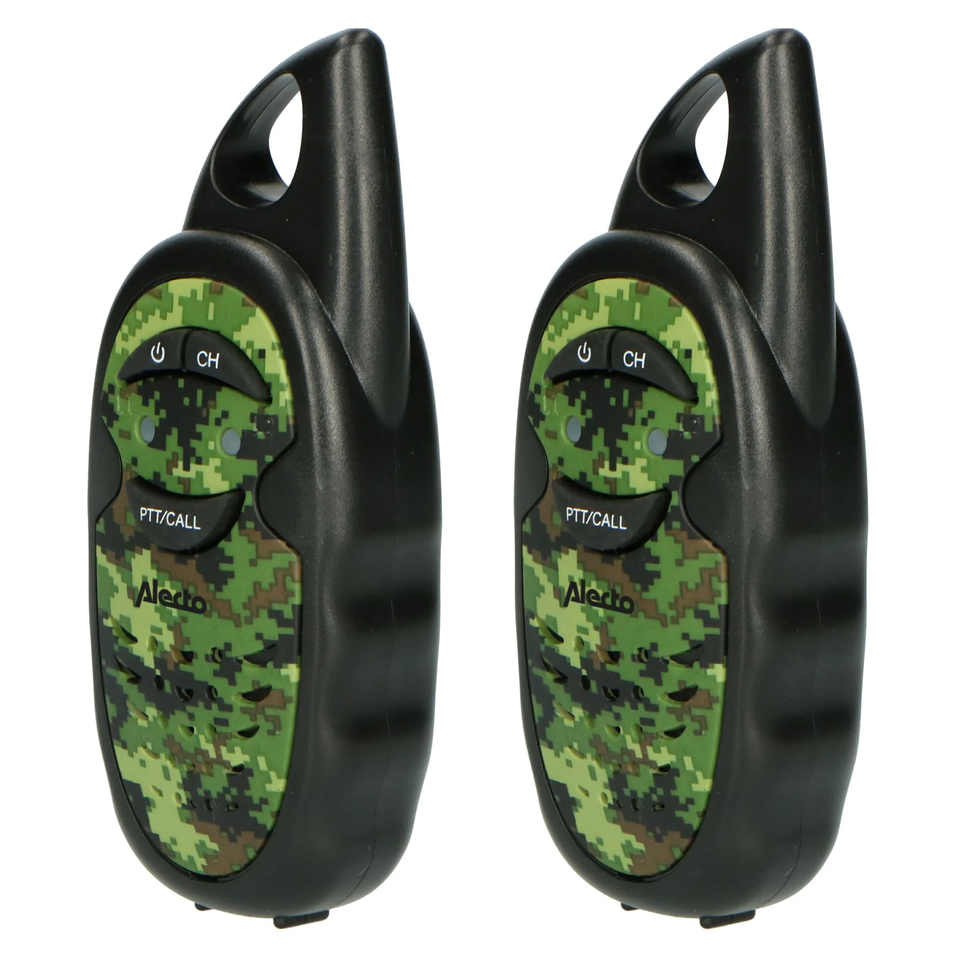 Alecto Walkie Talkie 2er Set fuer Kinder  3 km Reichw   camouflage Elektronikspielzeug