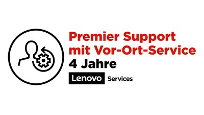 Lenovo 4 Jahr Premier Support mit Vor Ort Service PC-Zubehoer
