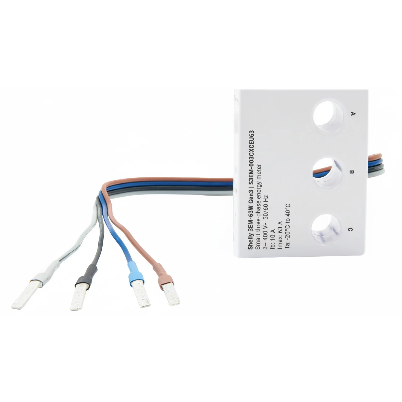 Shelly Relais Zoll3EM 63W Gen3Zoll Stromzaehler Smart Home Zubehoer