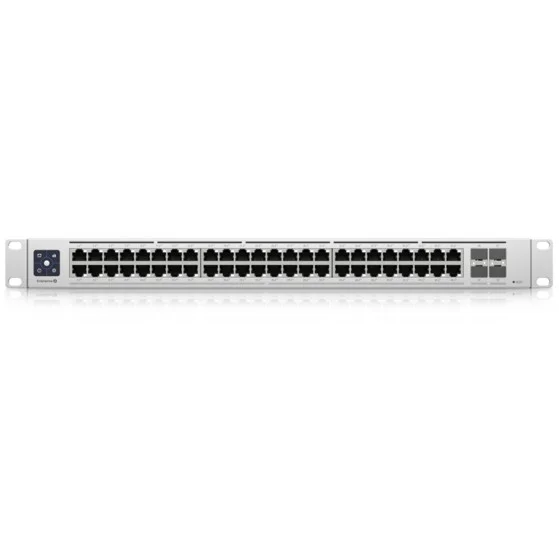 Ubiquiti UniFi USW Enterprise 48 PoE Switch   48x 2 5G RJ45   4x SFP    720W Switches