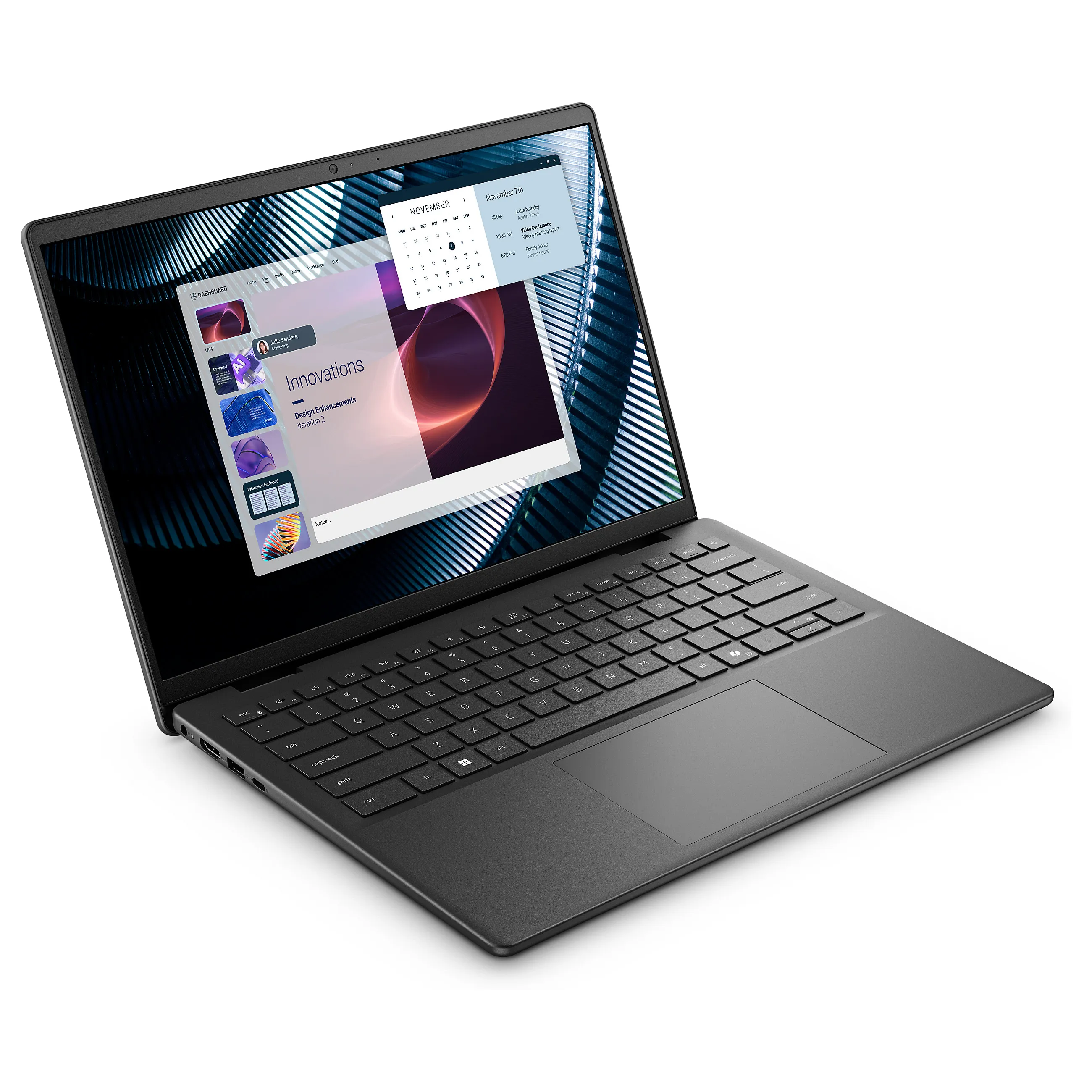 DELL Pro 14 Essential PV14250 Intel Core 7 150U Laptop 35 6 cm  14   Full HD  16 GB DDR5 SDRAM 1 TB SSD Wi Fi 6  802 11ax  Windows 11 Pro Deutsch Schwarz Notebooks & E-Book Reader