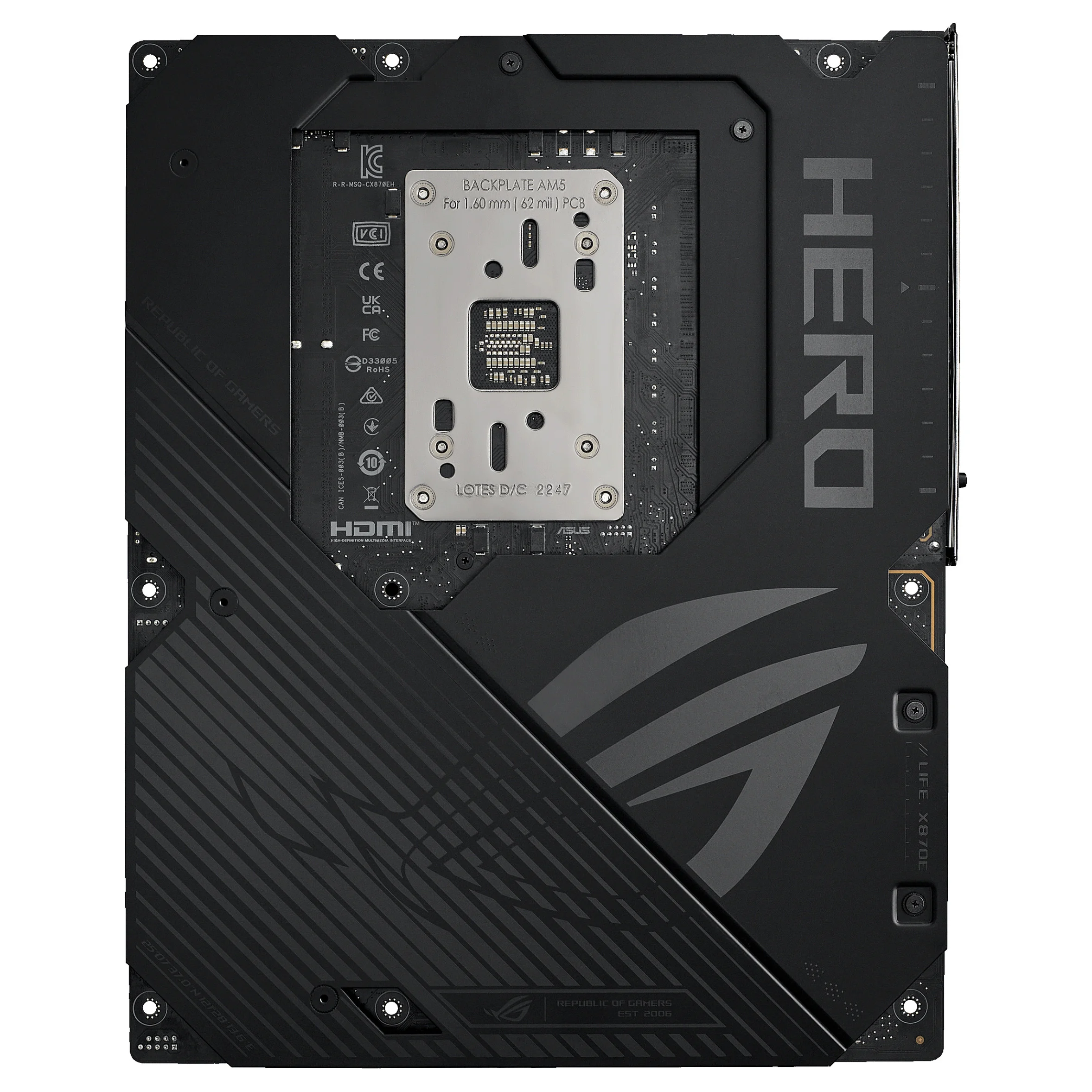 ASUS AM5 ROG CROSSHAIR X870E HERO ATX PC-Zubehoer
