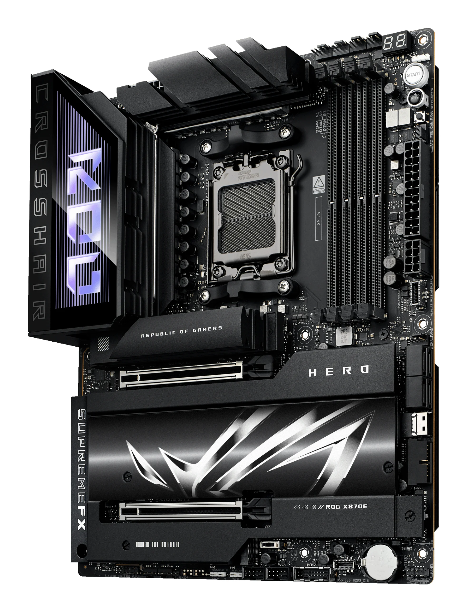 ASUS ROG CROSSHAIR X870E HERO AMD X870E Sockel AM5 ATX PC-Zubehoer