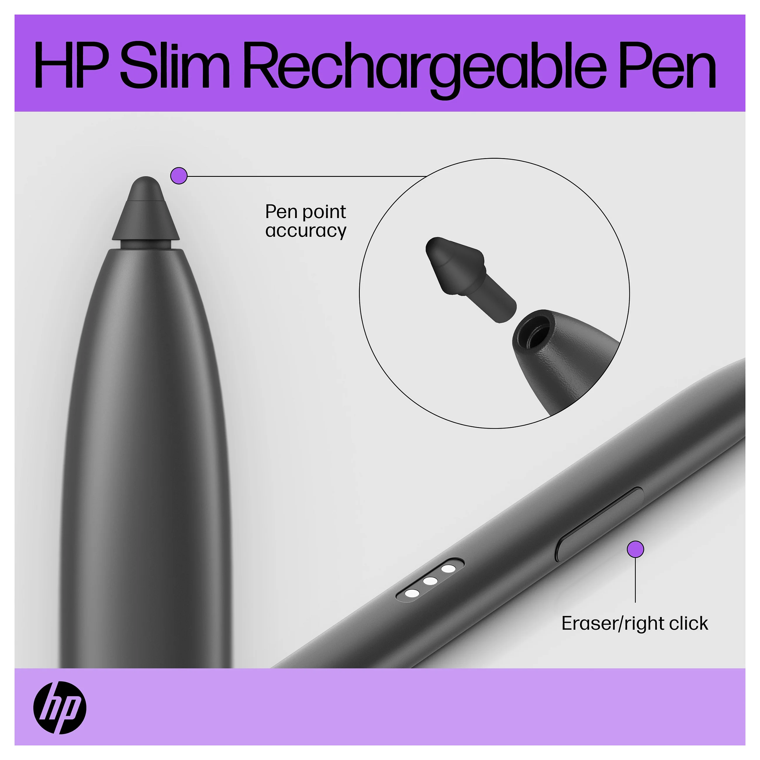 HP Wiederaufladbarer Slim Pen Notebook & Tablet Zubehoer