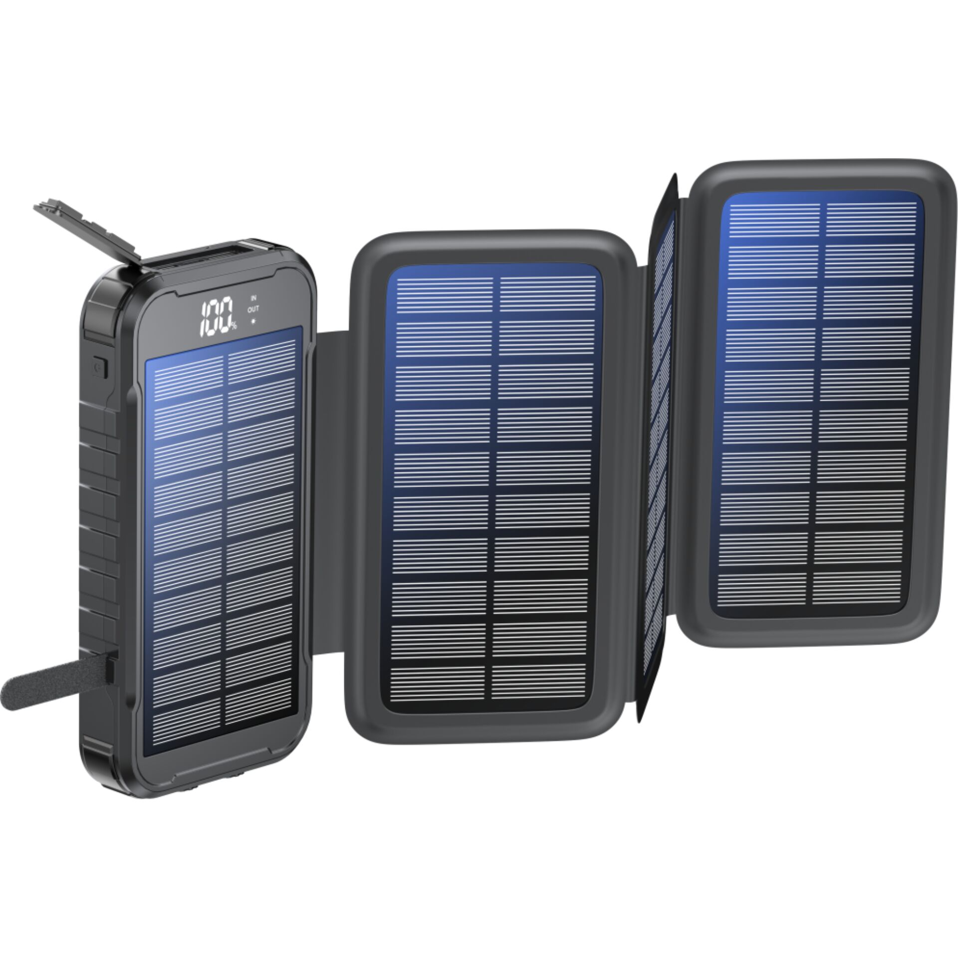 Boompods Solar Powerbank 16 000mAh Neutron Fold  Black Solar & Energie