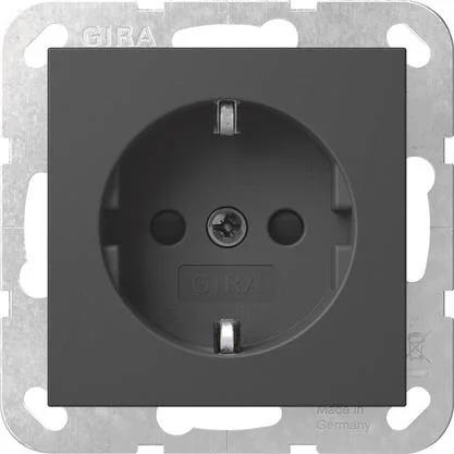 GIRA 4453005 SCHUKO STK SH System 55 Schwarz m Smart Home