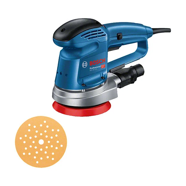 Bosch GEX 34 125 Karton Exzenterschleifer Schleifer Hobel & Fraesen
