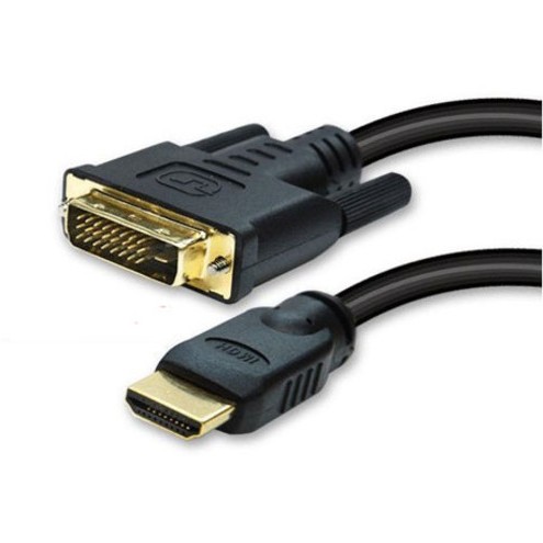 No Name DVI D 24 1   HDMI  ST ST  2m Adapterkabel Schwarz PC-Zubehoer
