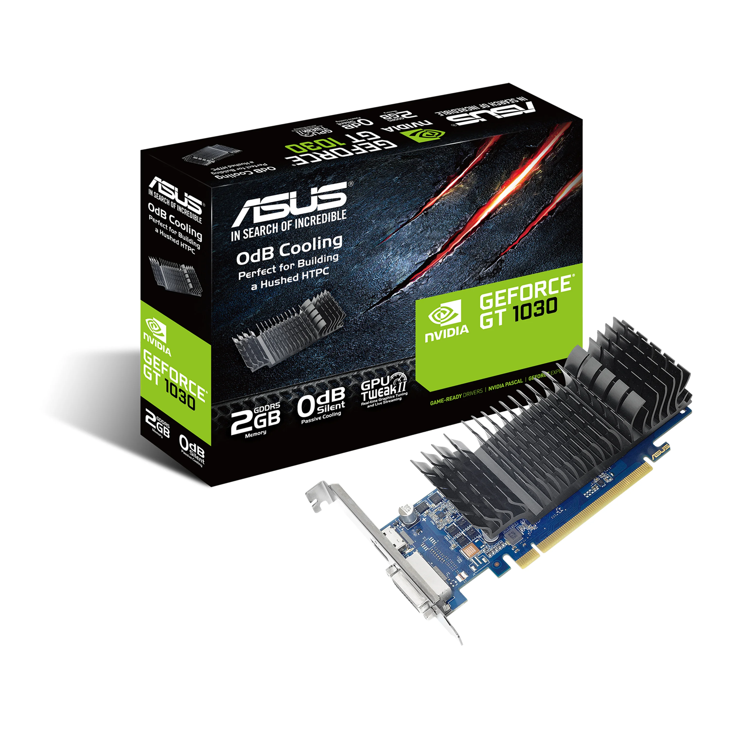 ASUS GT1030 2GB LP passiv GDDR5 GT1030 SL 2G BRK PC-Zubehoer