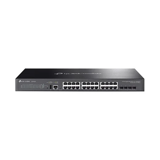 TP Link Omada SG5428X Netzwerk Switch Managed L3 Gigabit Ethernet  10 100 1000  Schwarz Switches