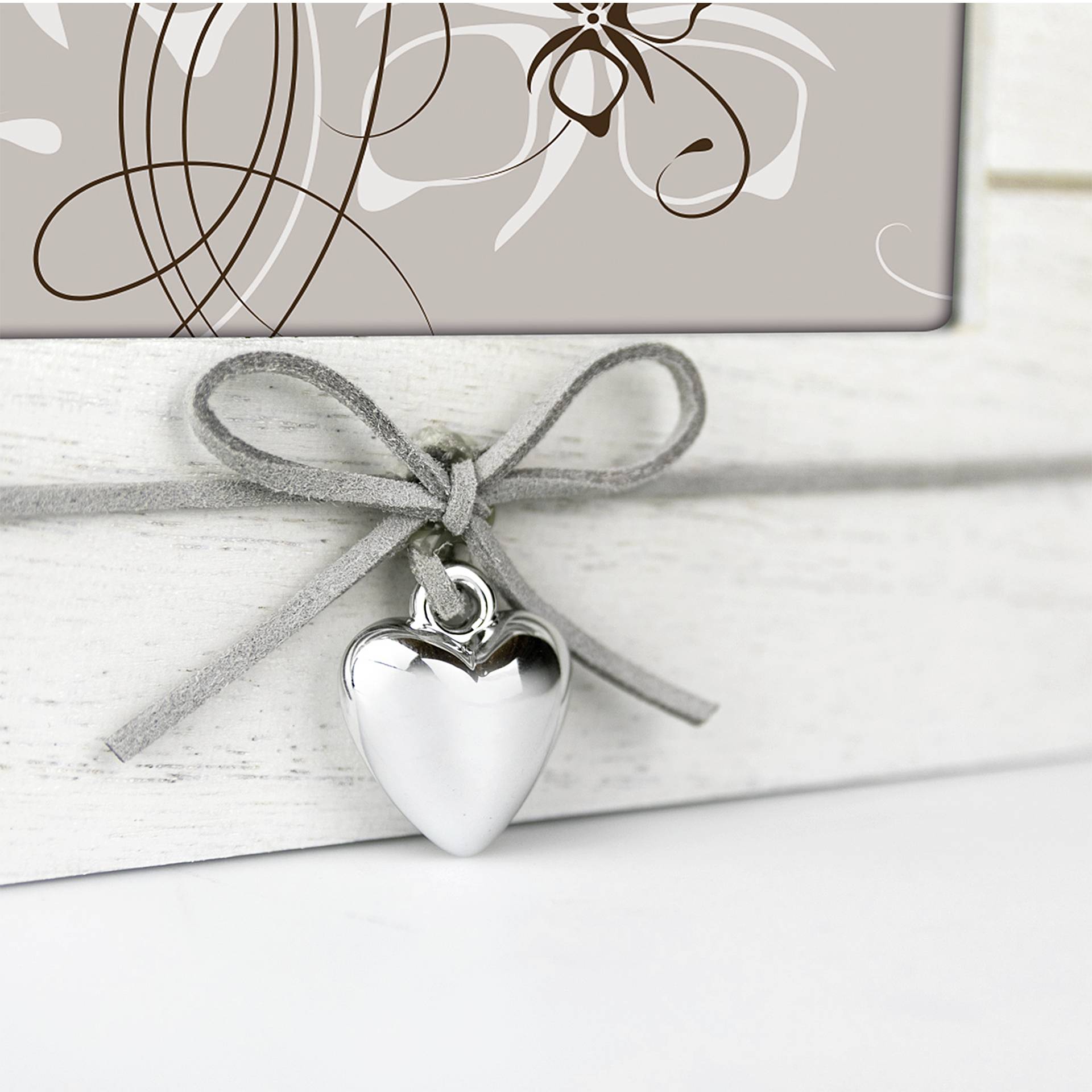 ZEP Arial Vertikal 13x18 Holz Portrait weiss XD557V Bilderrahmen