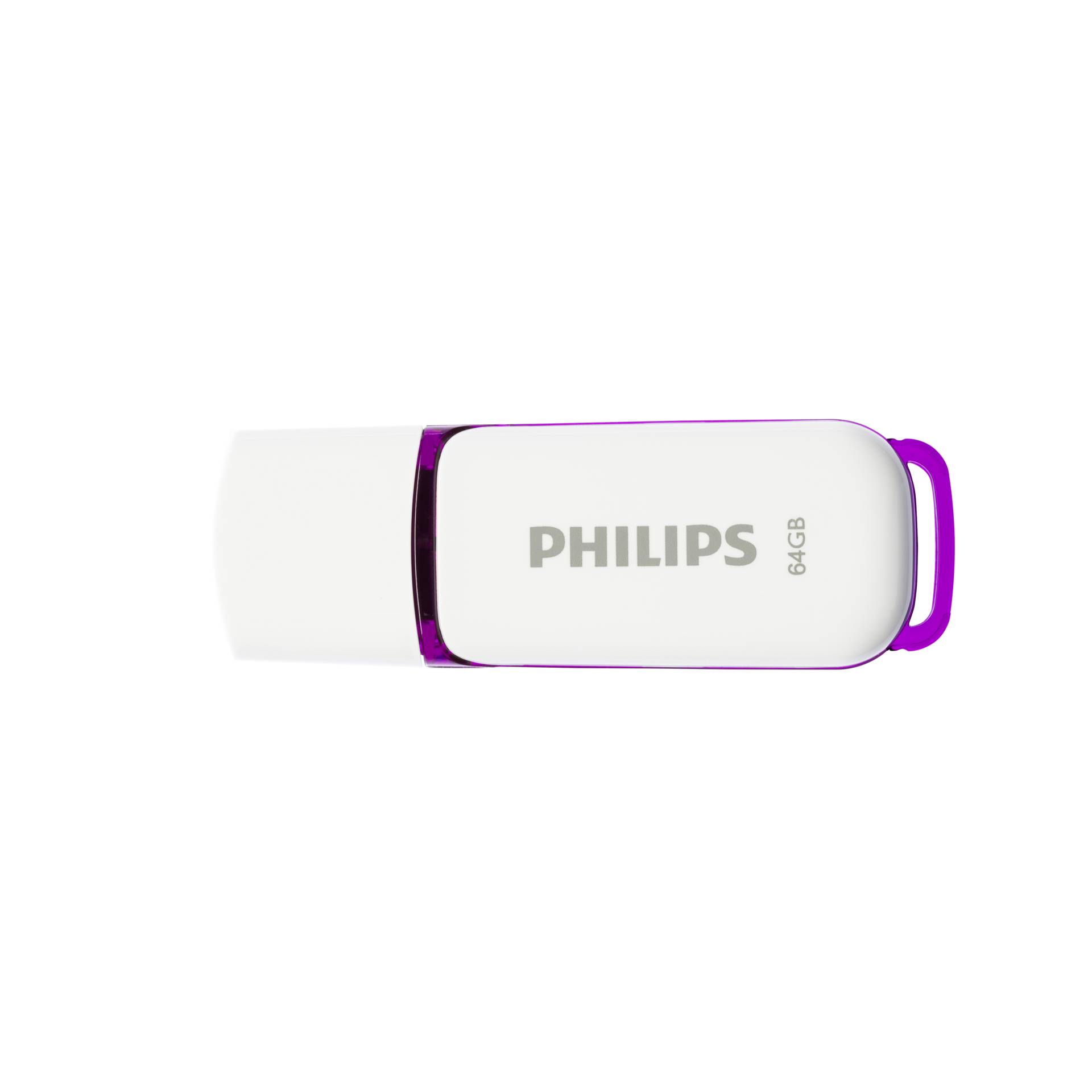 Philips FM64FD70B USB Stick 64 GB USB Typ A 2 0 Violett  Weiss Speichermedien