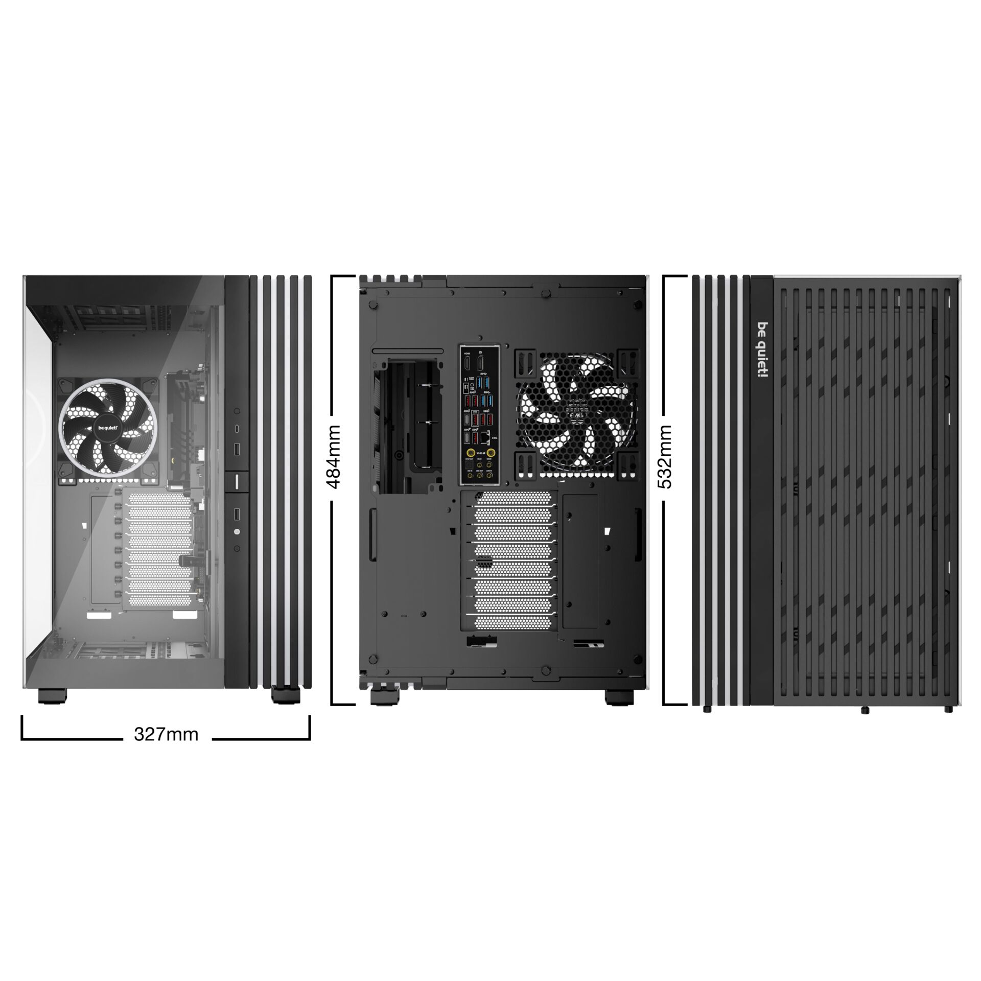 be quiet  LIGHT BASE 900 FX Black Full Tower Schwarz PC-Komponenten