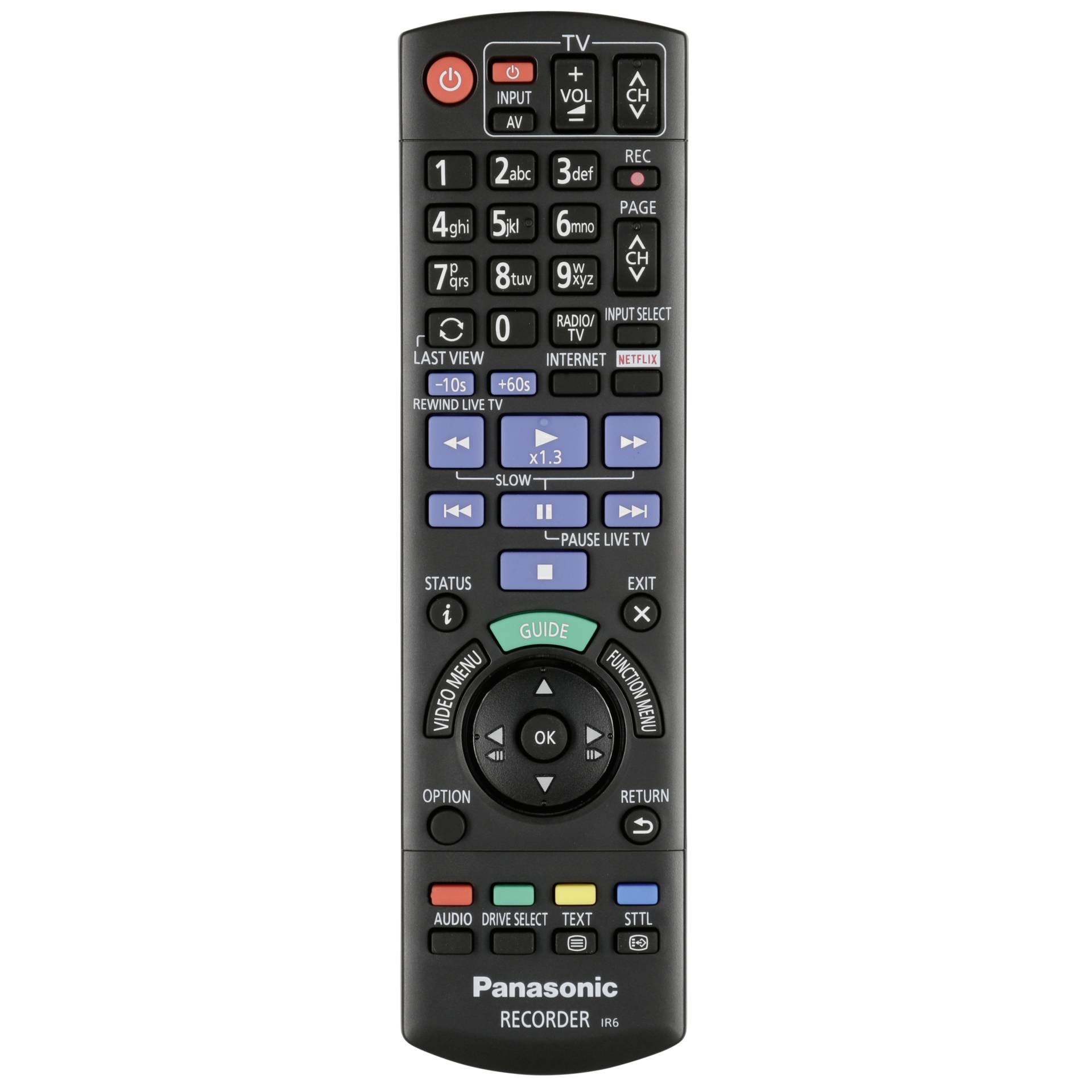 Panasonic Blu ray Player DMR UBC90  2 TB HDD  UltraHD 4K  DVB T2  black PC-Zubehoer