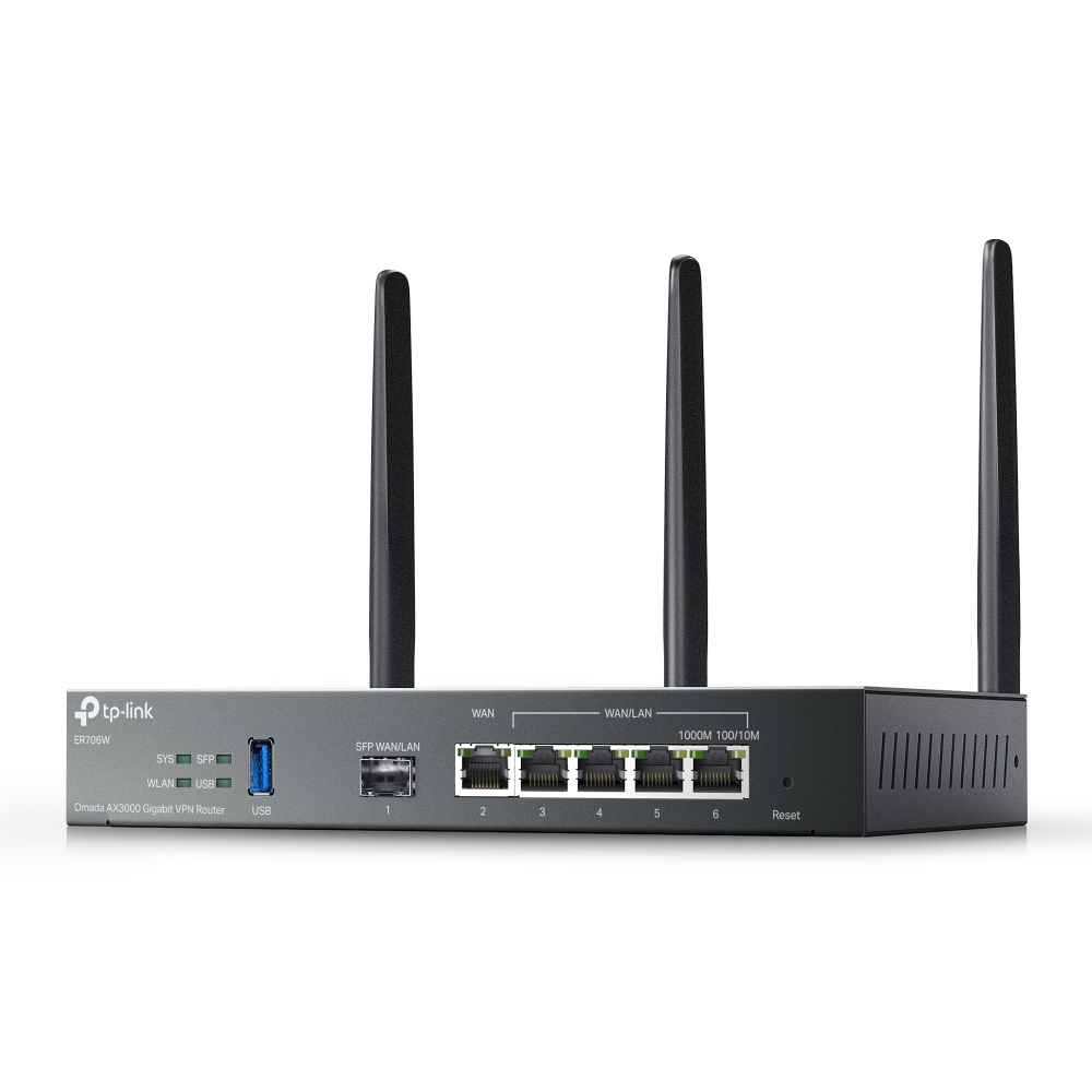 TP Link Omada ER706W WLAN Router Dual Band 2 4 GHz 5 GHz Gigabit Ethernet Schwarz