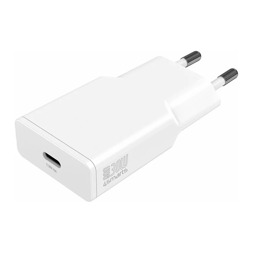 4SMARTS Netzladegert PDPlug Slim 30W GaN 1C  wei Notebook & Tablet Zubehoer