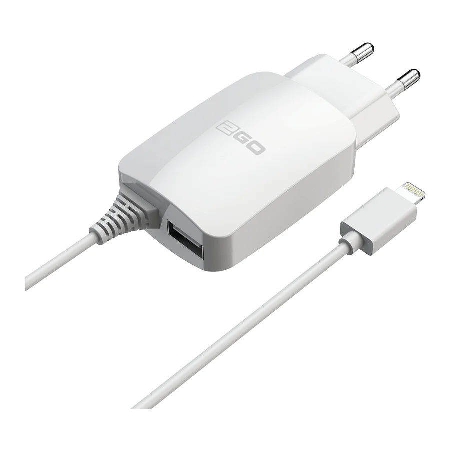 2GO Ladegeraet 12W Lightning   1x USB  Kabel 1 4m  weiss Notebook & Tablet Zubehoer
