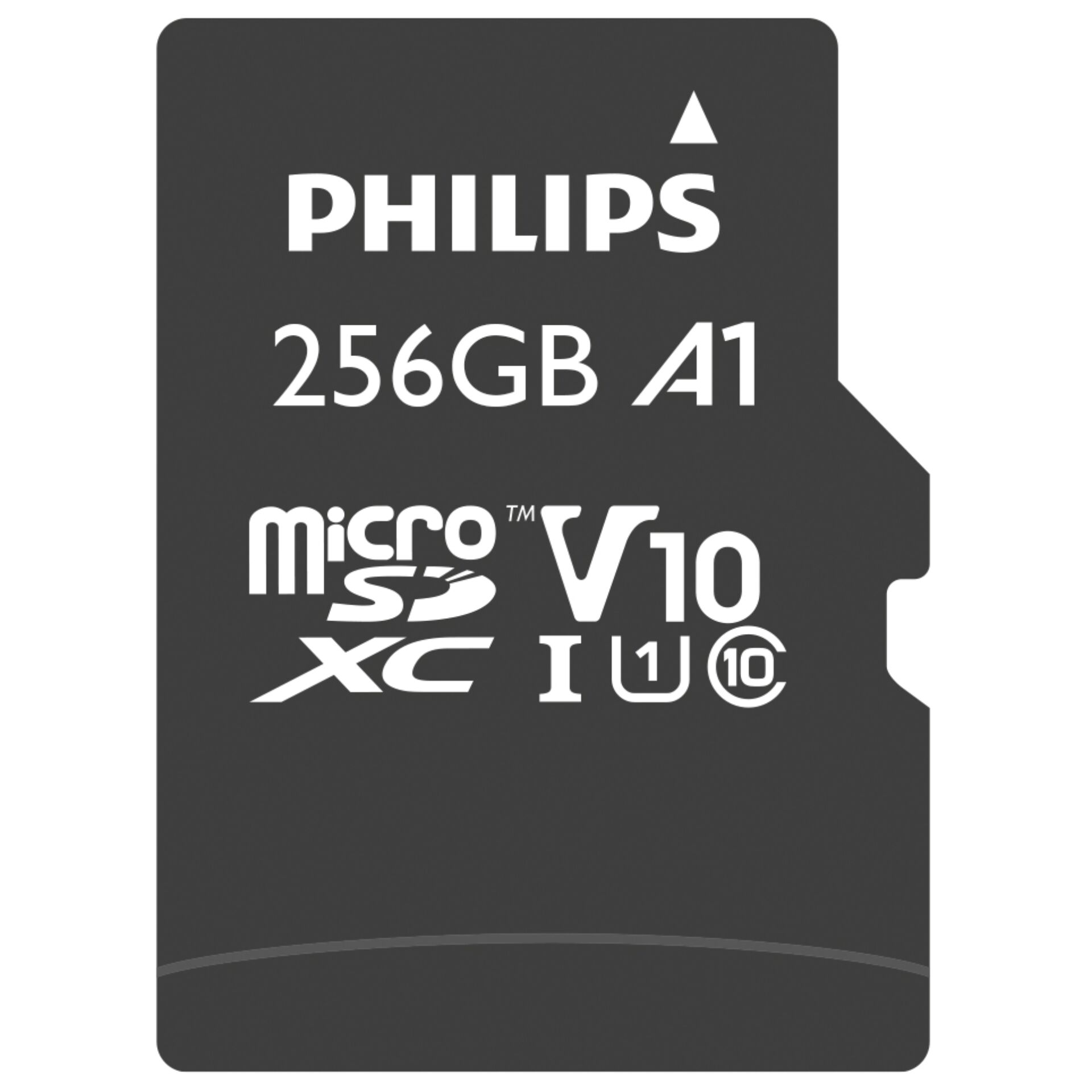 Philips FM25MP45B 00 Speicherkarte 256 GB MicroSDHC UHS I Klasse 10 Speichermedien