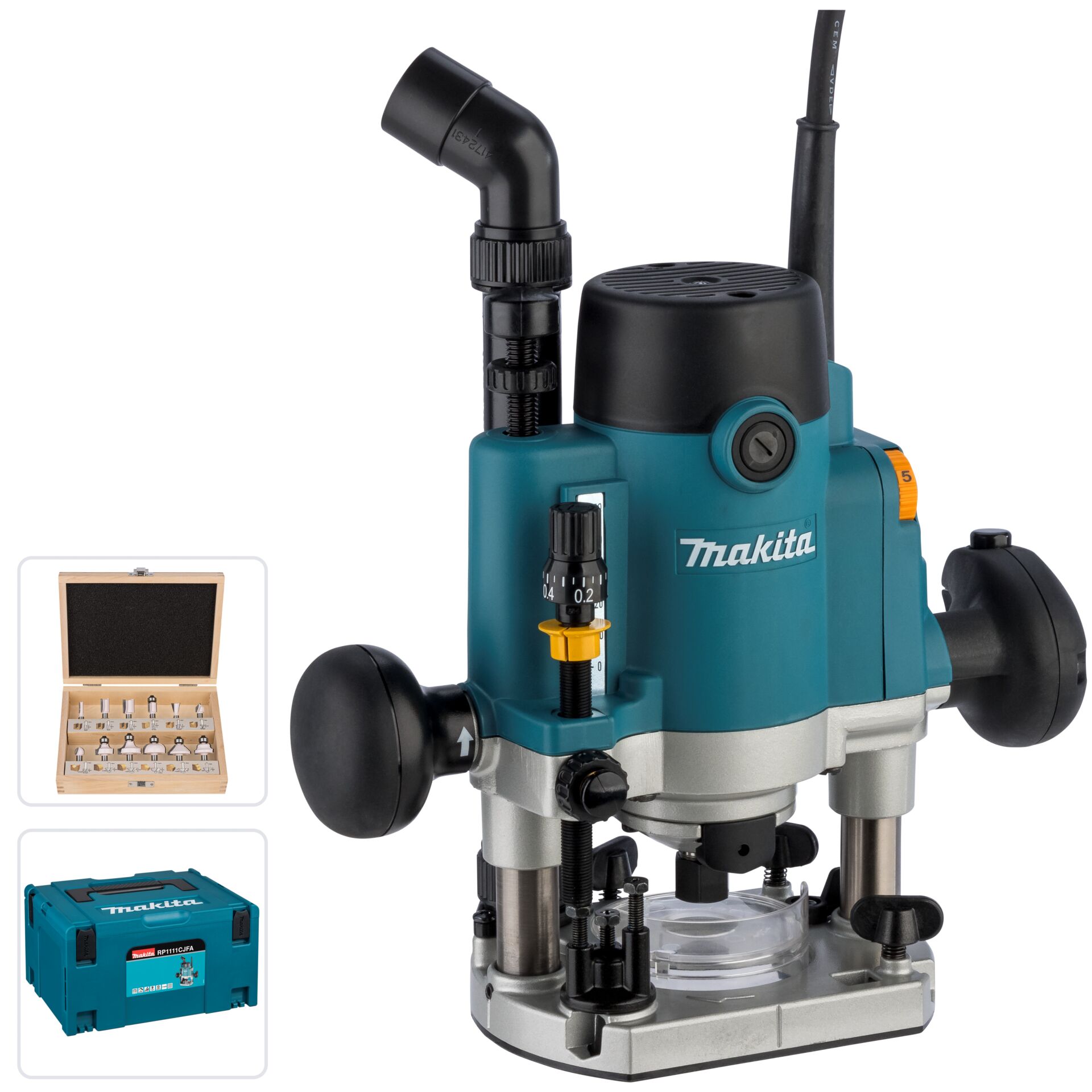 Makita RP1111CJFA Oberfraese Schleifer Hobel & Fraesen