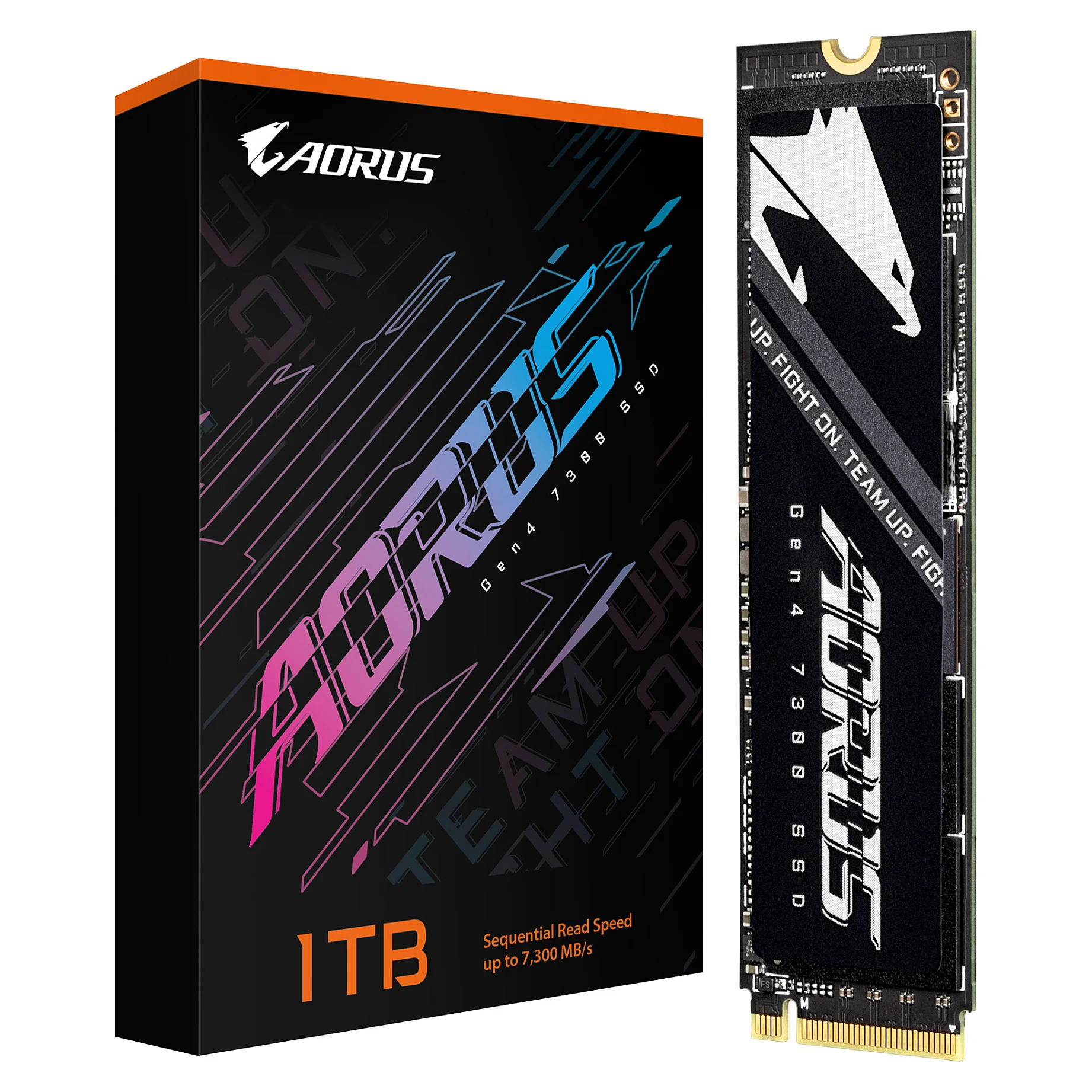 GIGABYTE AORUS Gen4 7300 1 TB M 2 PCI Express 4 0 NVMe 3D TLC NAND Speichermedien